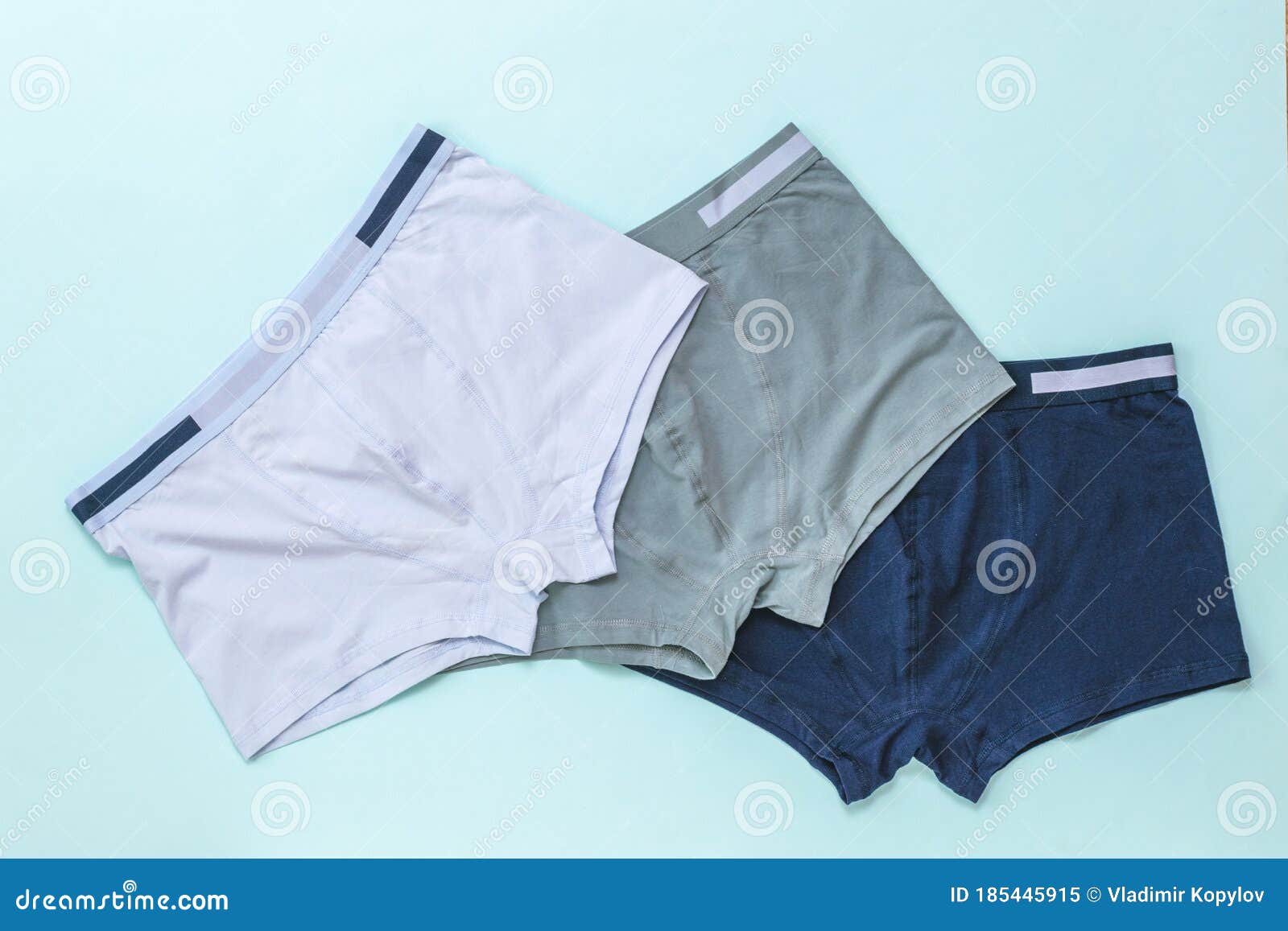 Set of Men`s Underwear on a Light Background. Stock Image Image of