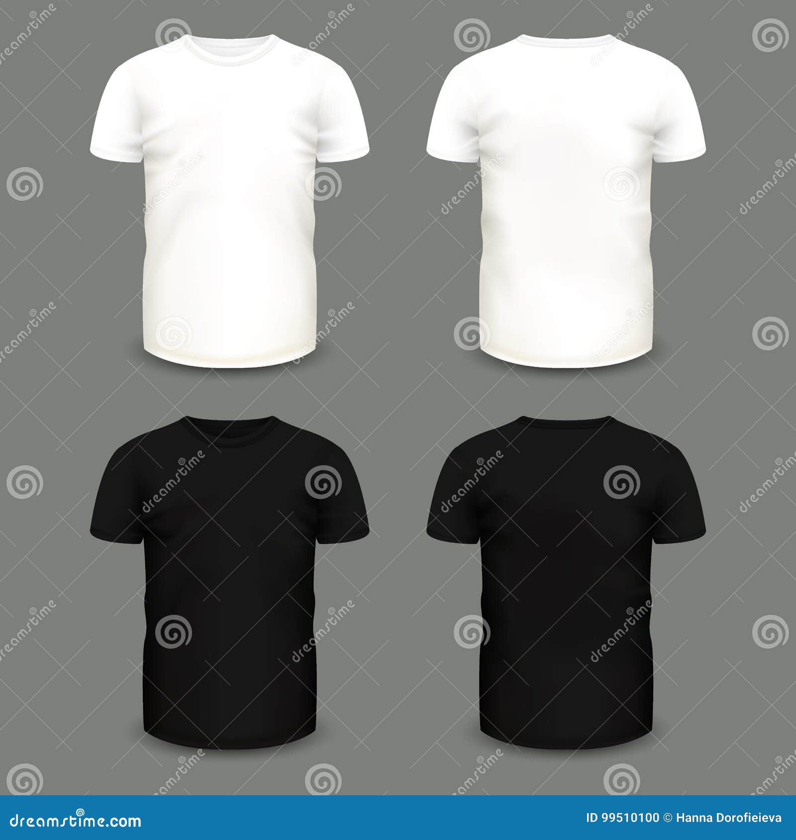 plain black t-shirt mockup template, with male model, front and