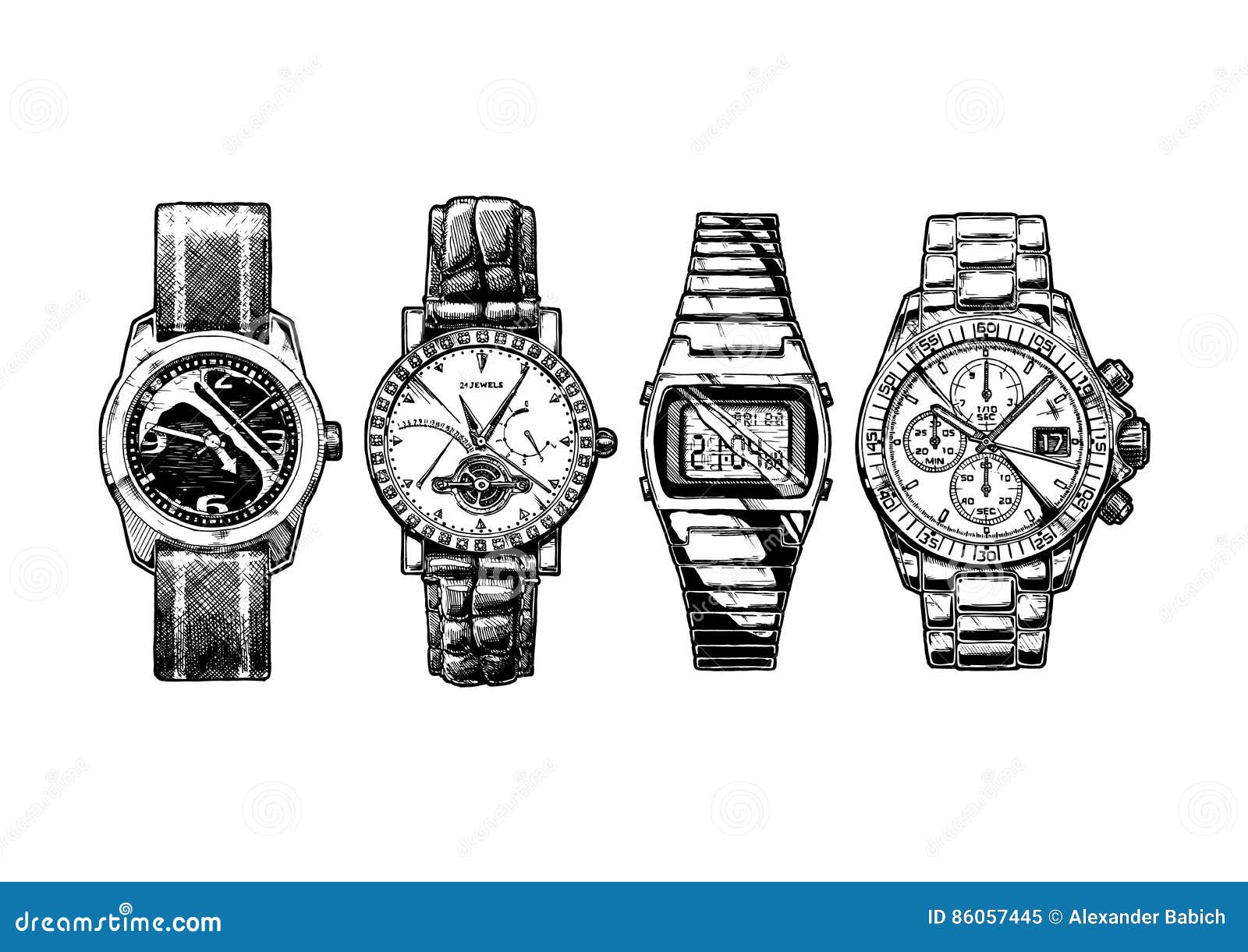 https://thumbs.dreamstime.com/z/set-men-s-wristwatches-vector-hand-drown-illustration-mechanical-digital-wrist-watches-watch-diamonds-tourbillon-86057445.jpg