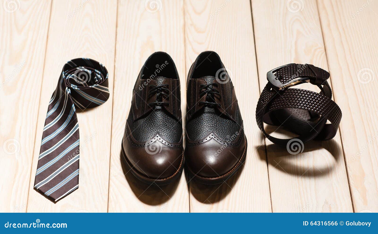 Set of Mens Conservative Style Accessory Stock Photo - Image of leather ...