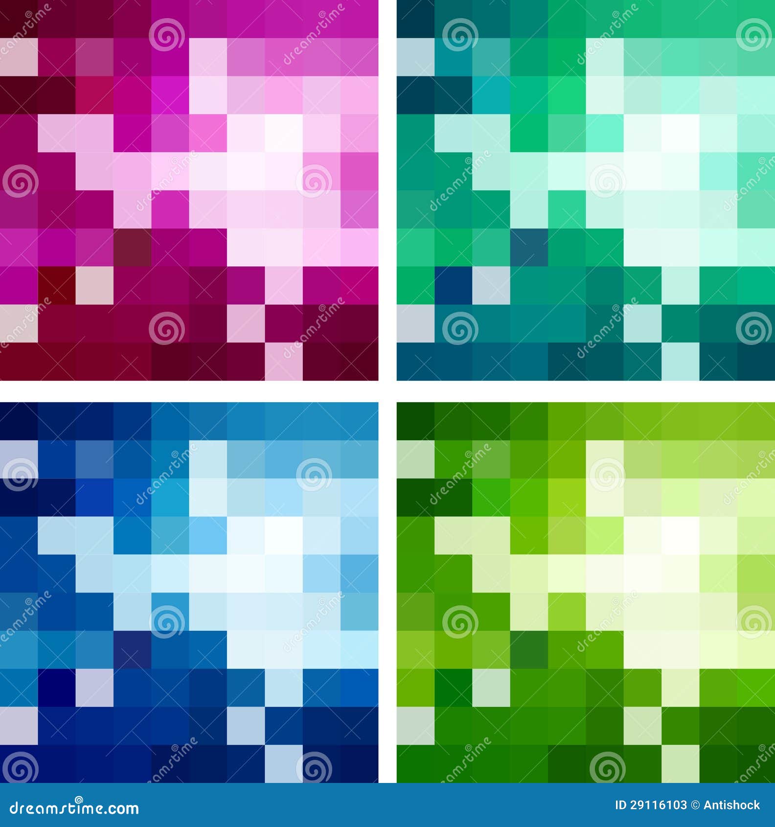 Set of Modern Geometric Design Template Stock Vector Illustration of