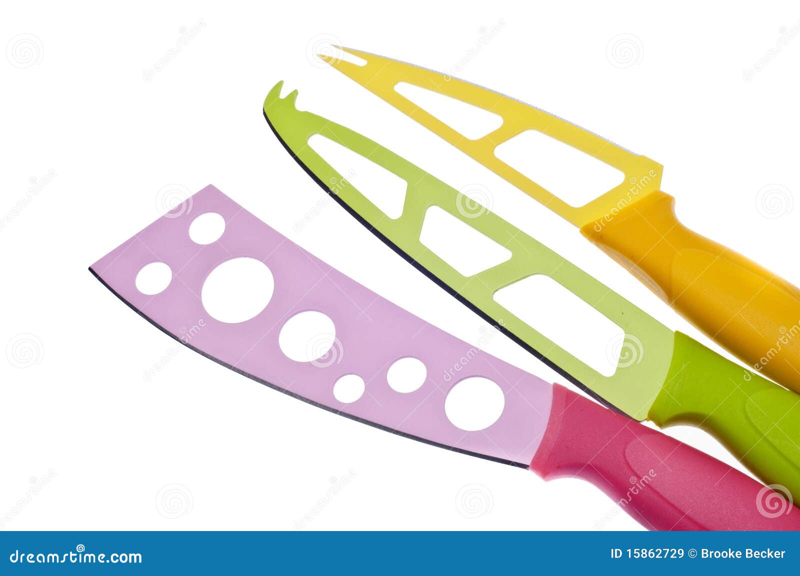  Set  Of Modern  Kitchen  Knives  Royalty Free Stock Images 