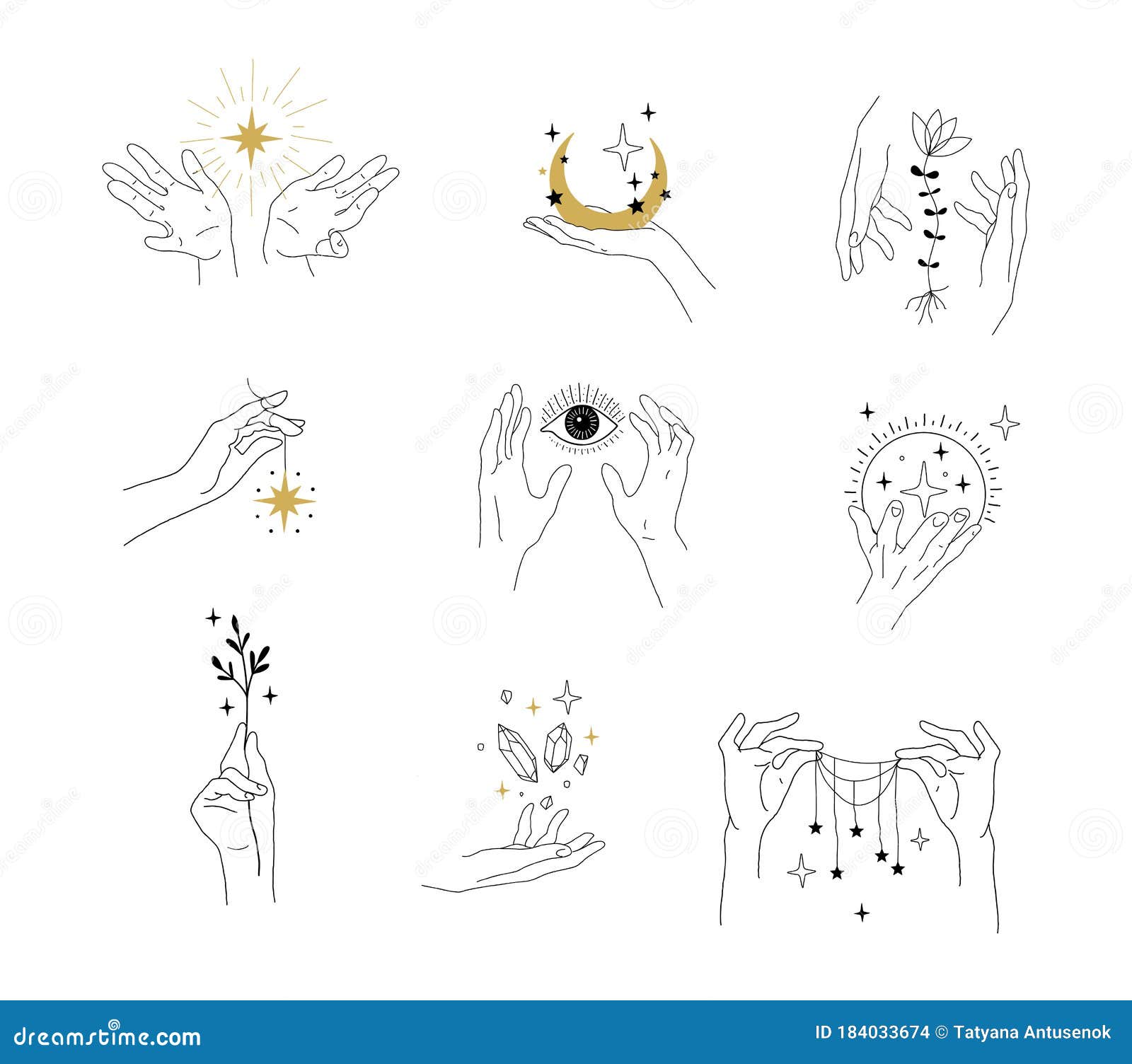 Set of Modern Simple Magic Drawings with Crystals, Stars, Moon. Design Elements for Weddings, Tattoos, Trendy Boho Style Stock Vector - Illustration of emblem, circle: 184033674 Set of Modern Simple Magic Drawings with Crystals, Stars, Moon. Design Elements for Weddings, Tattoos, Trendy Boho Style Stock Vector - Illustration of emblem, circle: 184033674