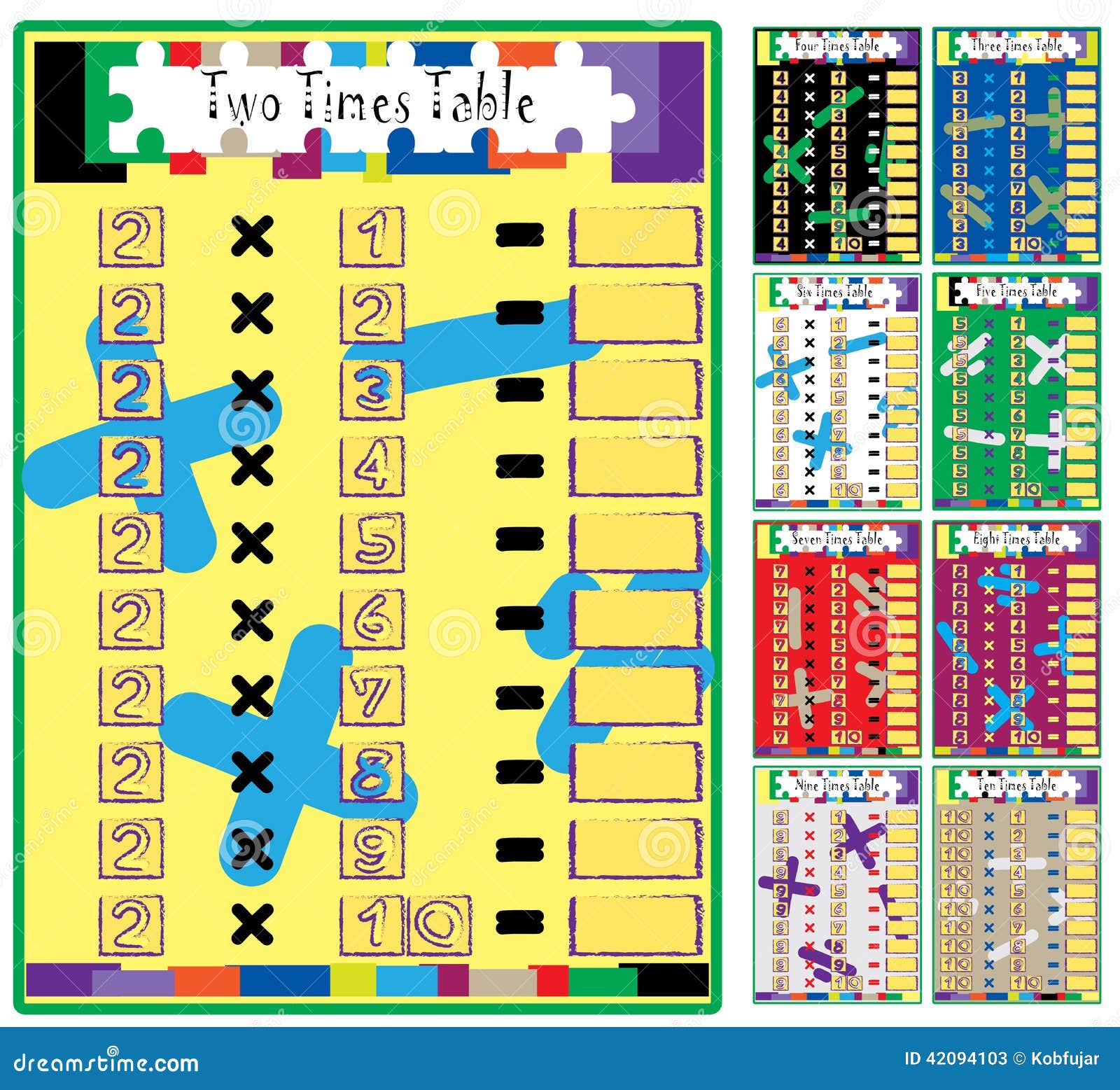 Math Drills Multiplication Chart