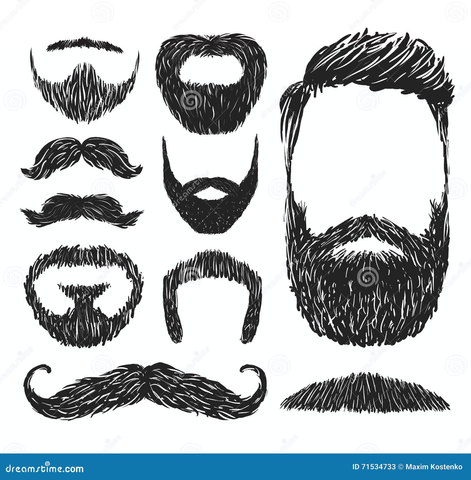 clipart moustache free vector - photo #44