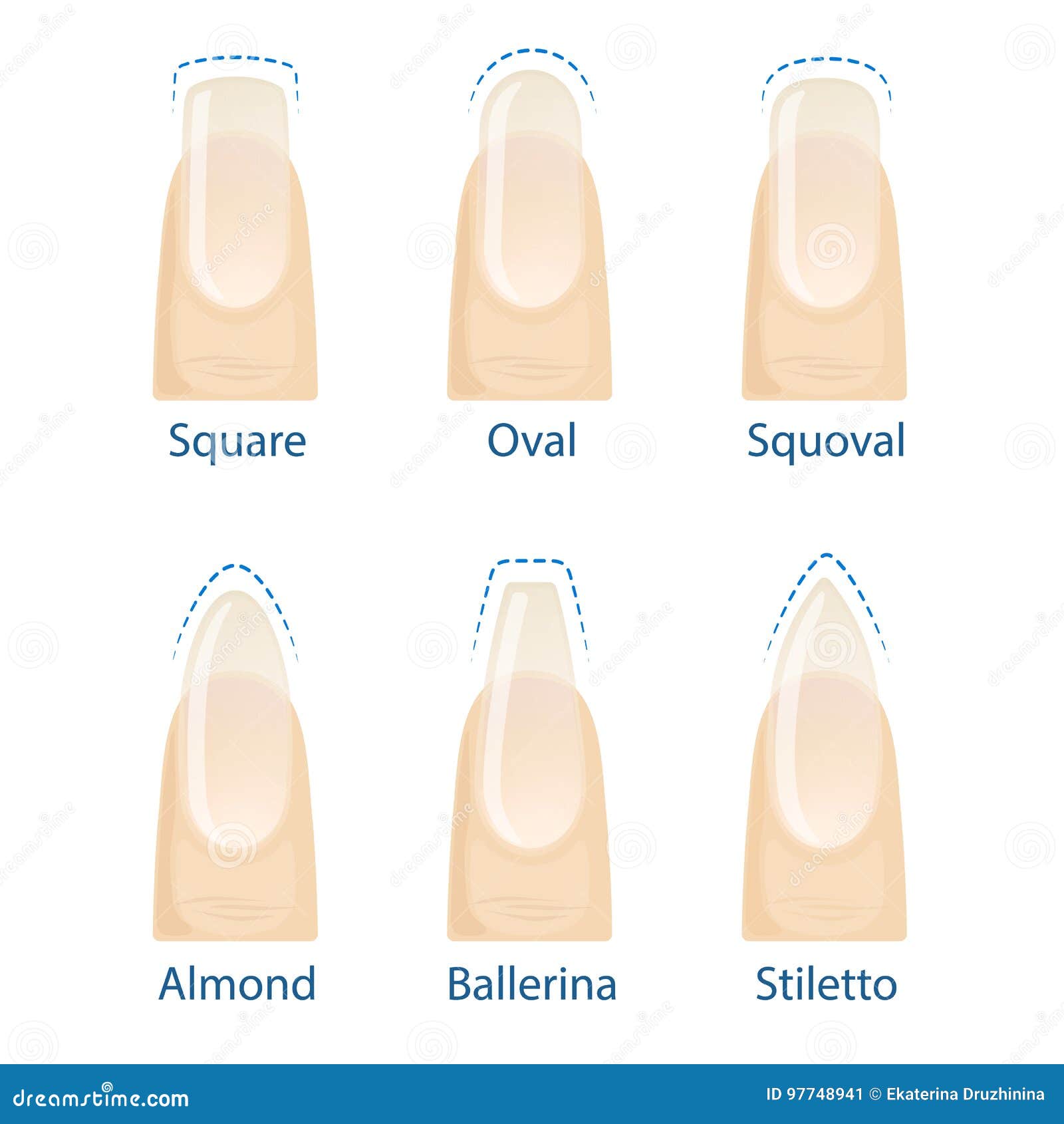 Как подобрать форму ногтей. Формы ногтей. Квадратно овальная форма ногтей. Формы ногтей для маникюра и их названия. Базовые формы ногтей.
