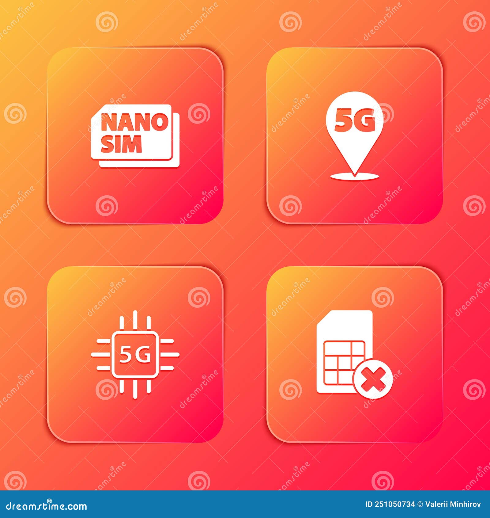 Small nano sim card and tray Royalty Free Vector Image
