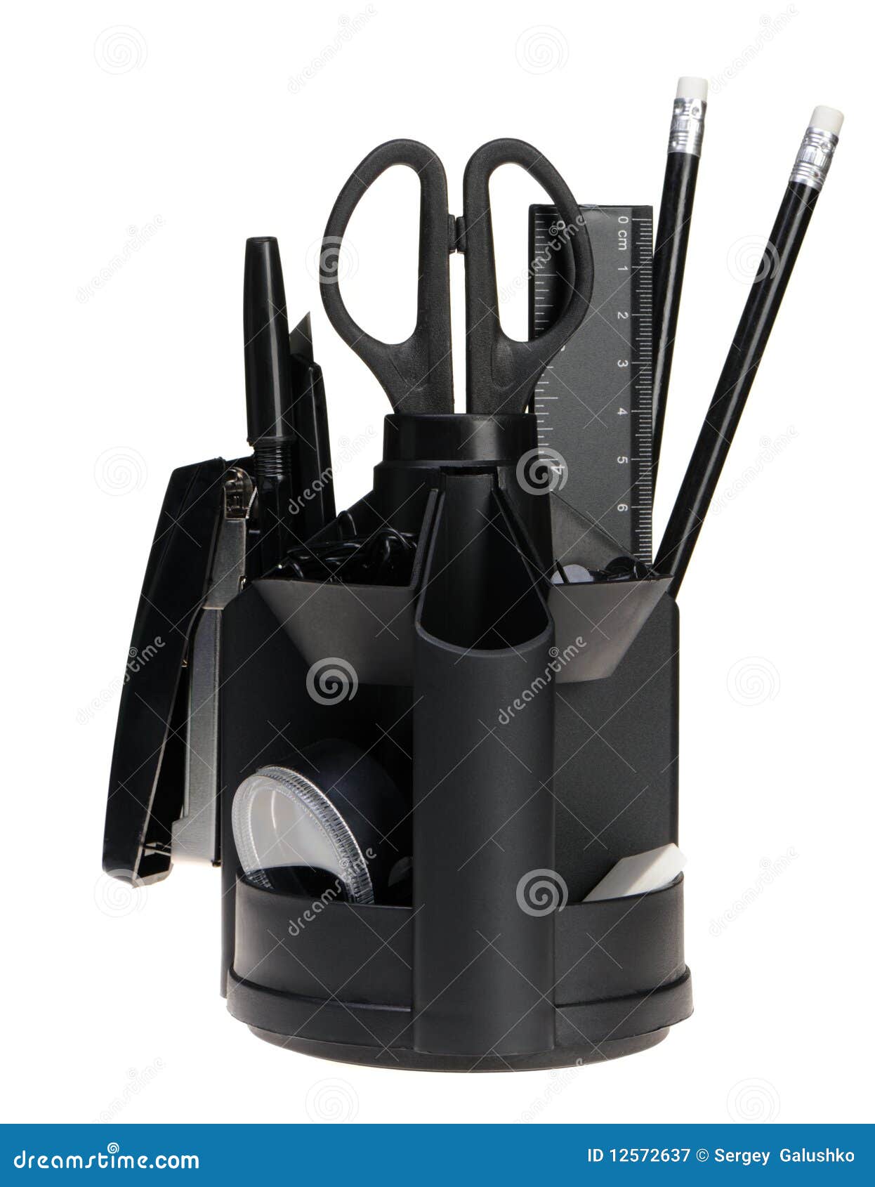 Set of office accessories stock image. Image of business 12572637