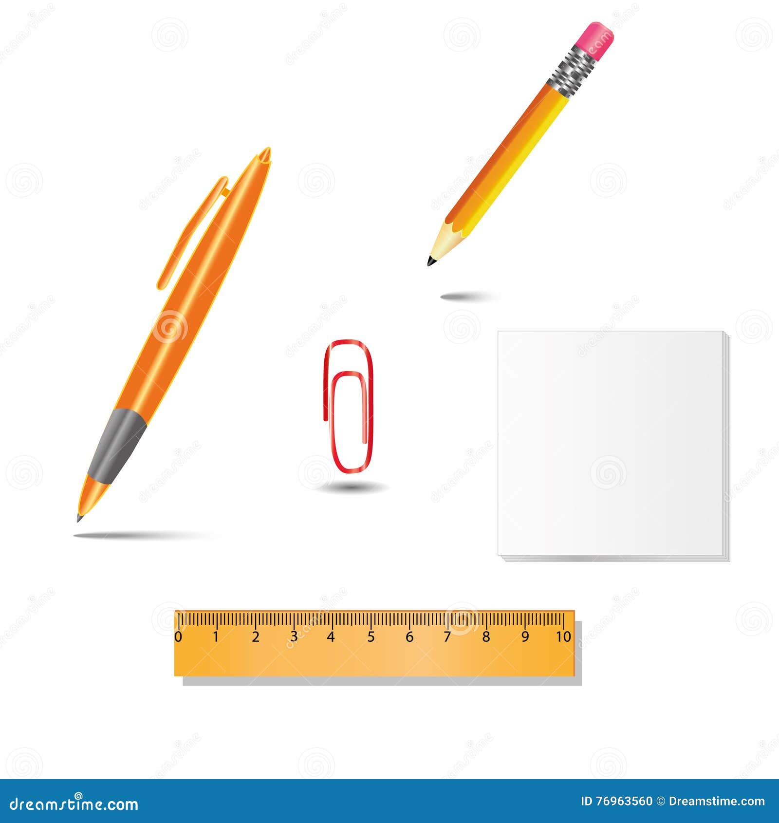 Ruller Office Economy Tool for Drawing Stock Illustration - Illustration of  computer, chart: 105976319