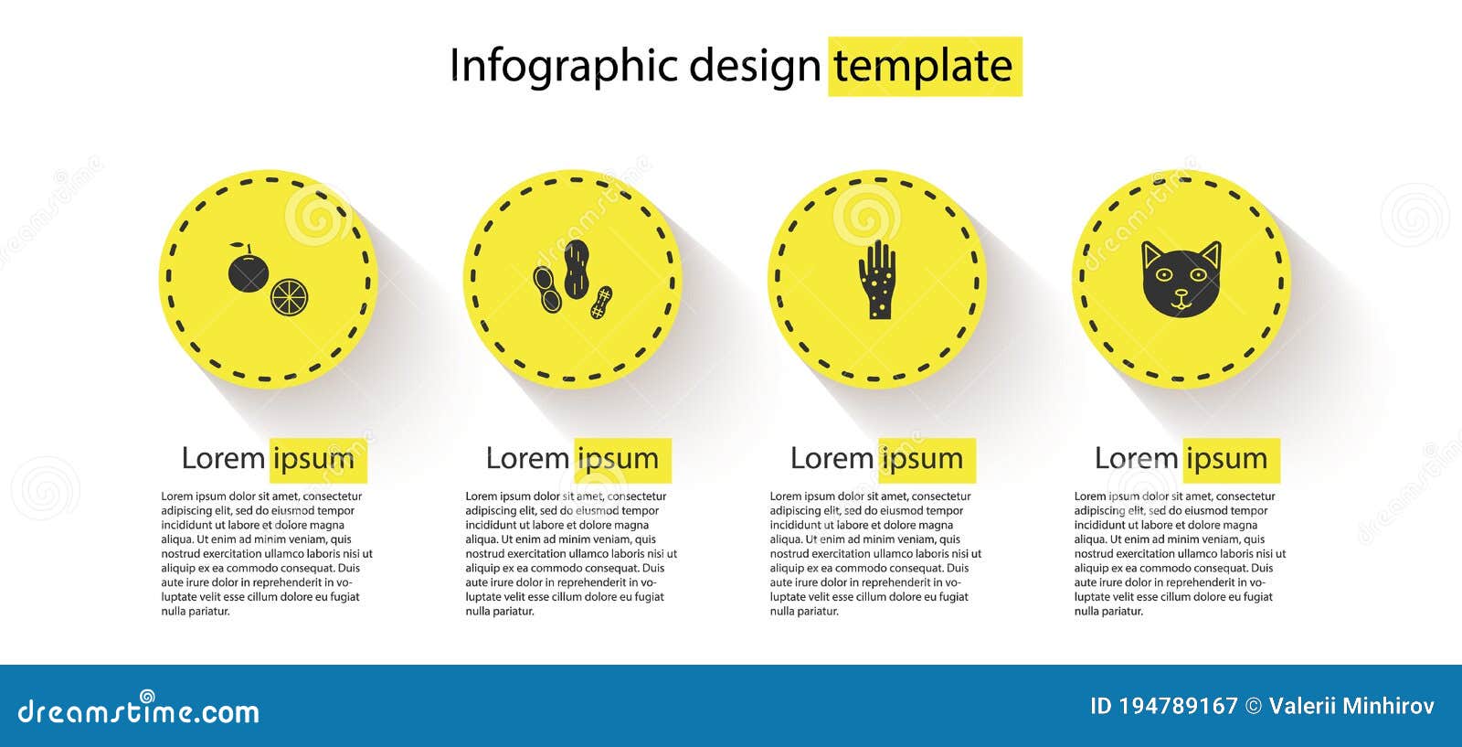 Set Orange Fruit, Peanut, Hand with Psoriasis or Eczema and Pet