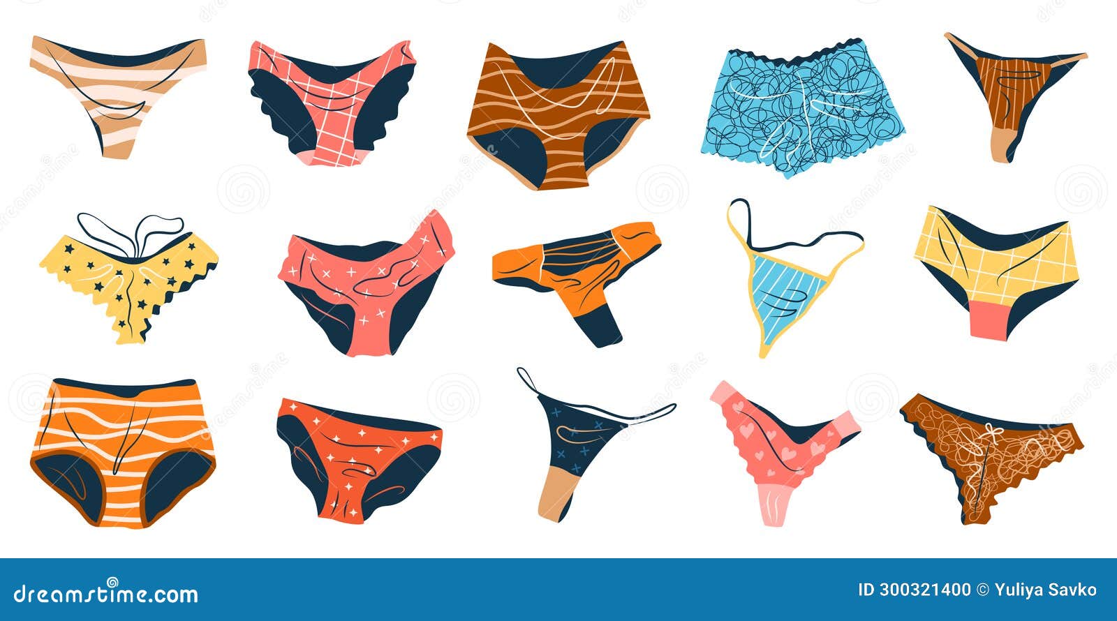 Set of Lingerie - Training Bra and Cheeky Thongs Panties Technical Fashion  Illustration. Flat Swimwear Brassiere Knicker Stock Vector - Illustration  of bathing, beauty: 227637493