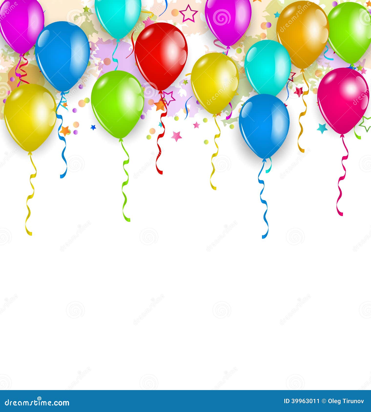 free clip art balloons confetti - photo #39