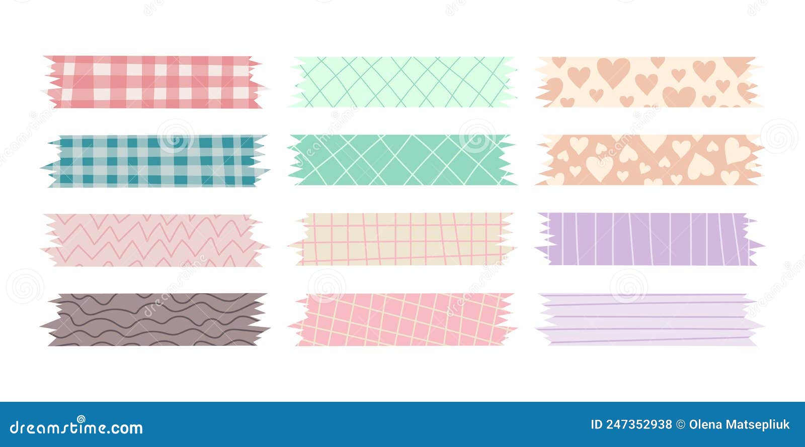 Digital Washi Tape Royalty-Free Images, Stock Photos & Pictures