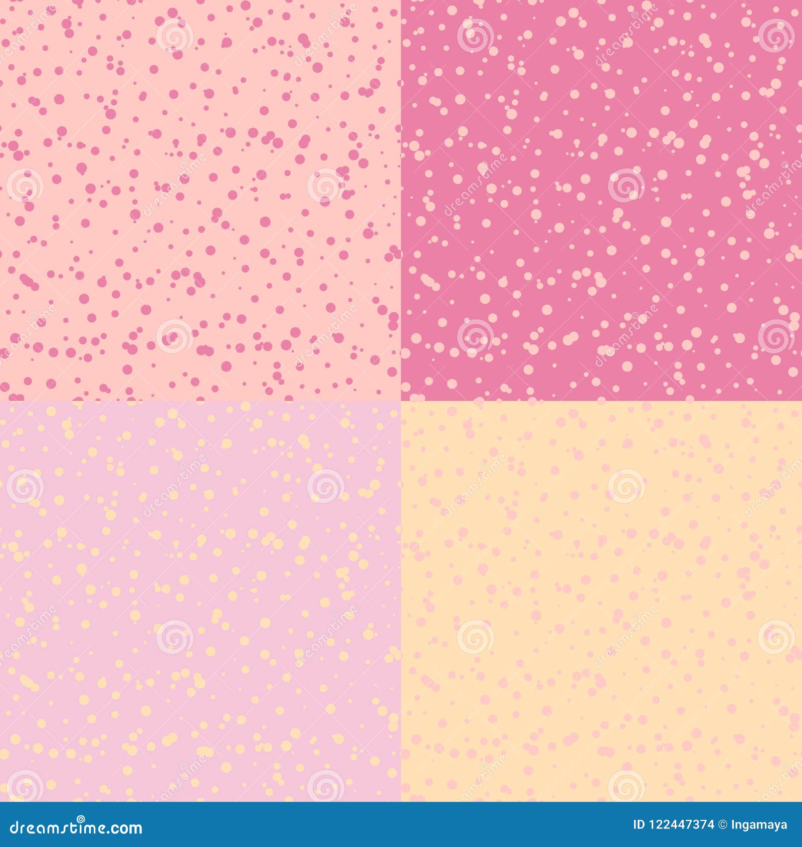 set trendy pattern polka dot.   on trend pastel background. concept satisfying slime. asmr.
