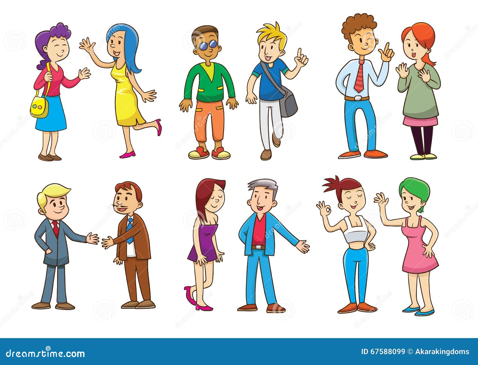 Talking Cartoon Vector Illustration | CartoonDealer.com #42982022