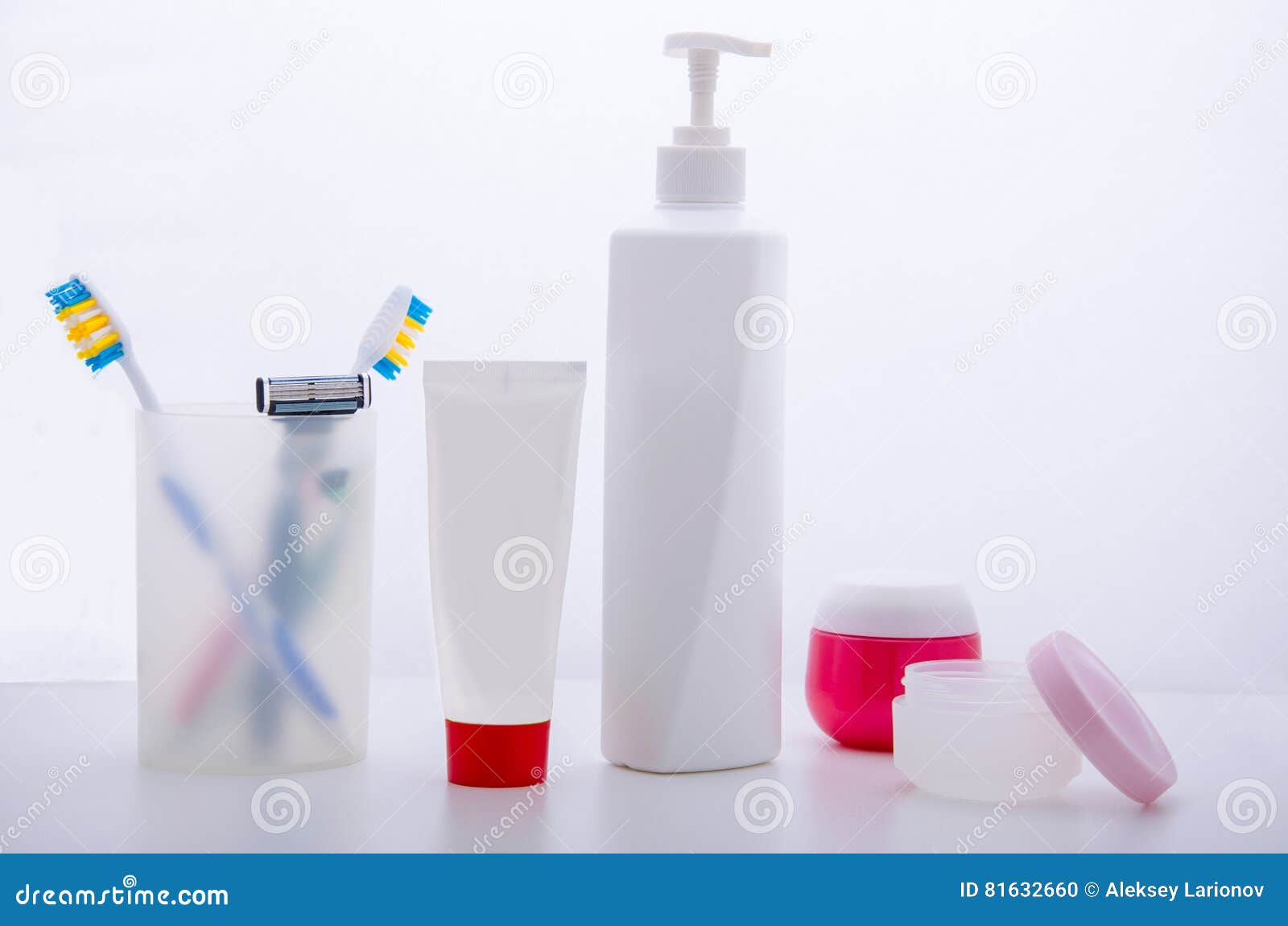 Set Personal Hygiene Products. Stock Photo Image of brand, care 81632660