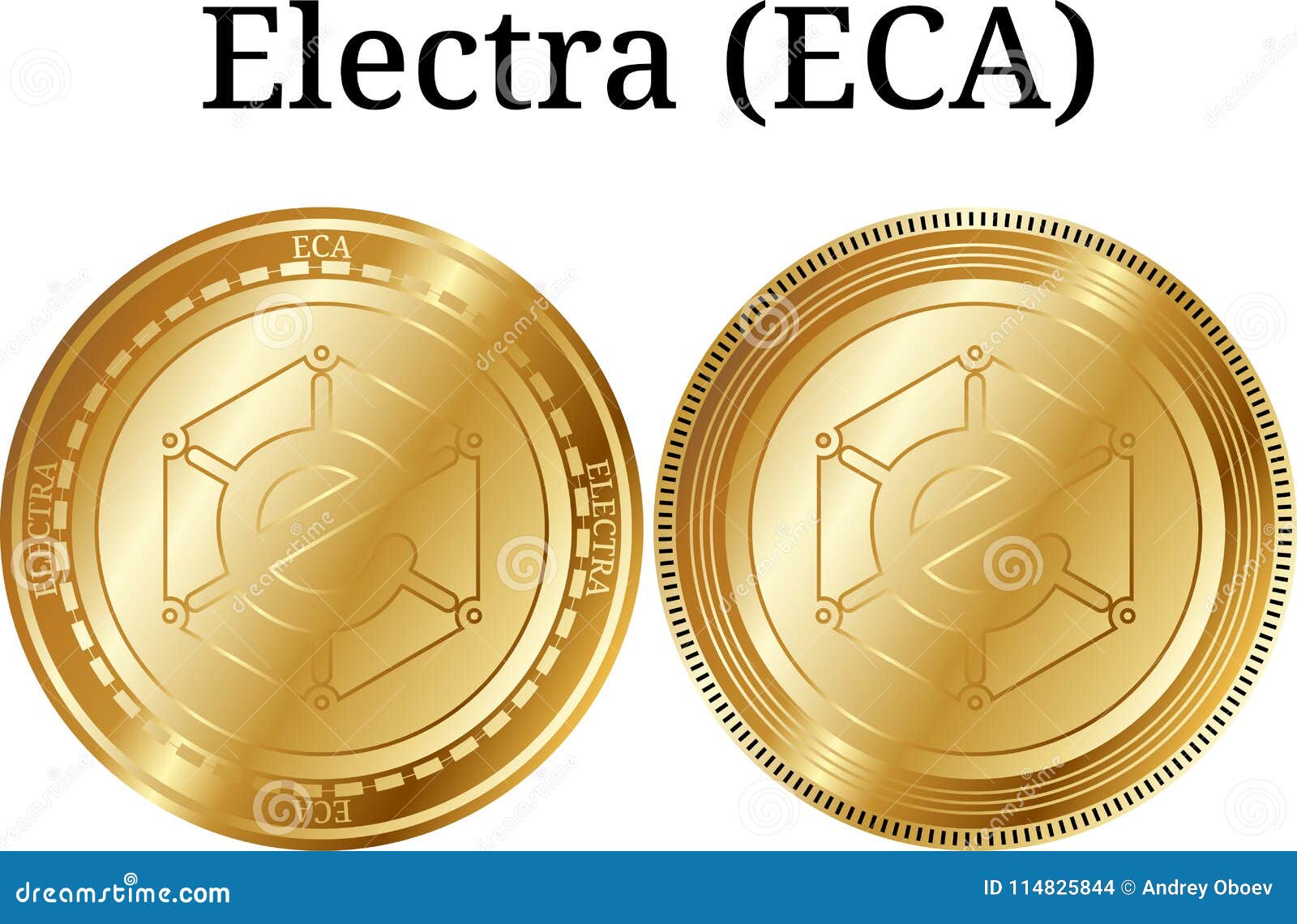 set of physical golden coin electra (eca)