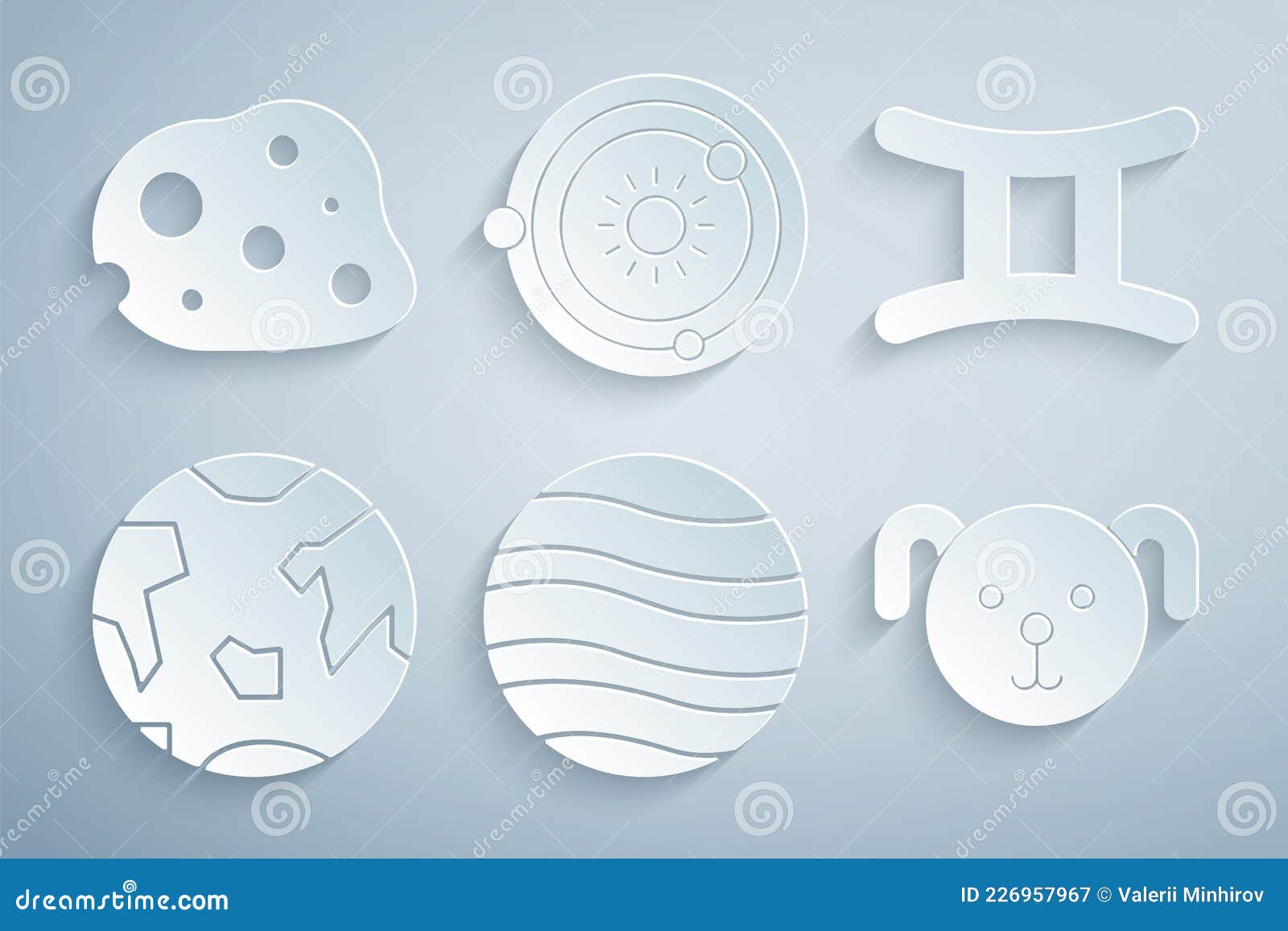 Jupiter Zodiac Sign Icon Stock Illustration 181071007