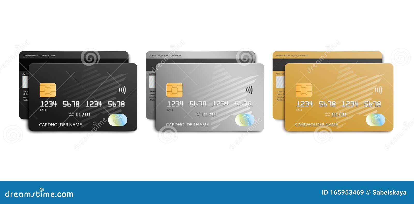 Credit Card Templates Stock Illustrations – 21 Credit Card With Regard To Credit Card Size Template For Word