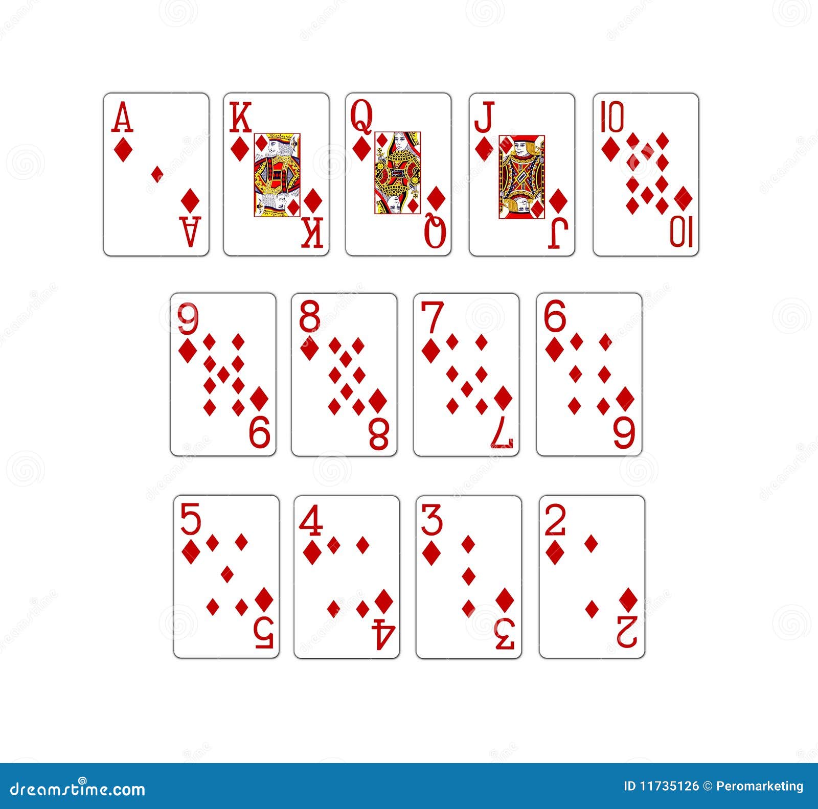 Set of poker cards stock illustration. Illustration of playful 11735126