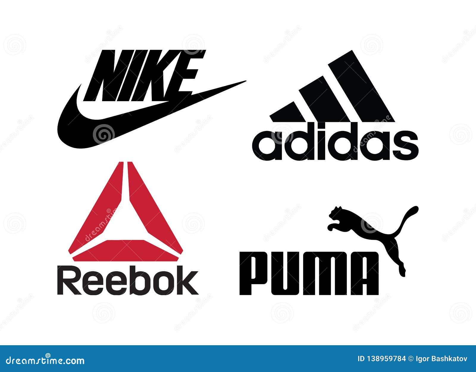 the reebok and the nike