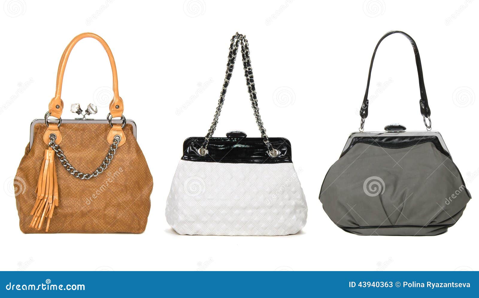 Set of pretty women bags stock image. Image of leather 43940363