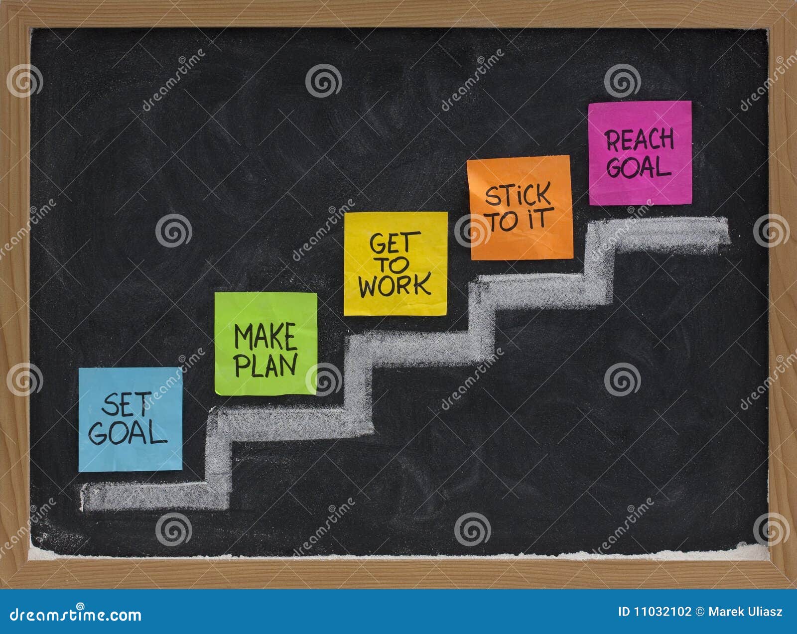 Set And Reach Goal Concept Stock Photography - Image: 11032102