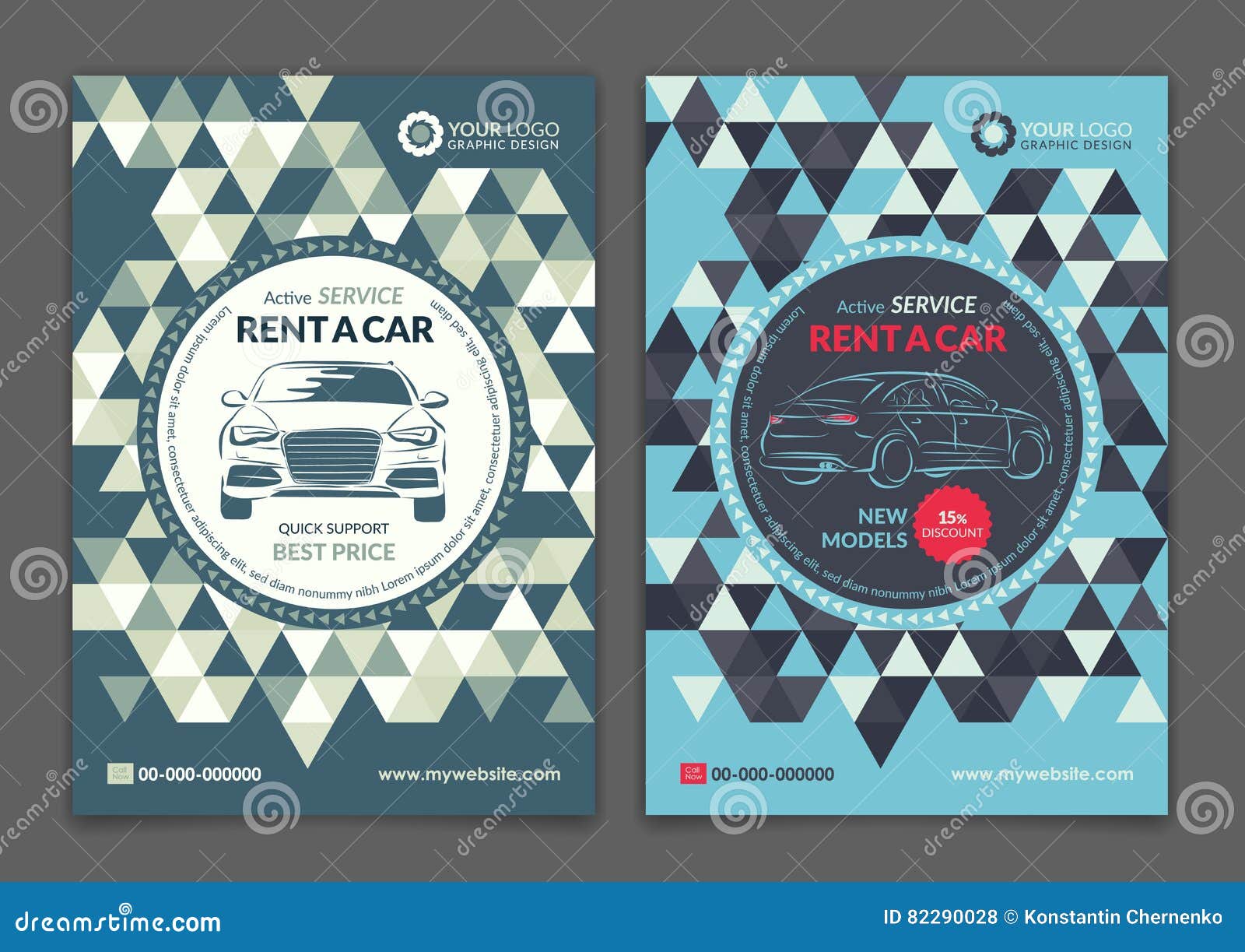 Set A23, A23 Rent a Car Business Flyer Template. Auto Service Pertaining To For Rent Flyer Template Word