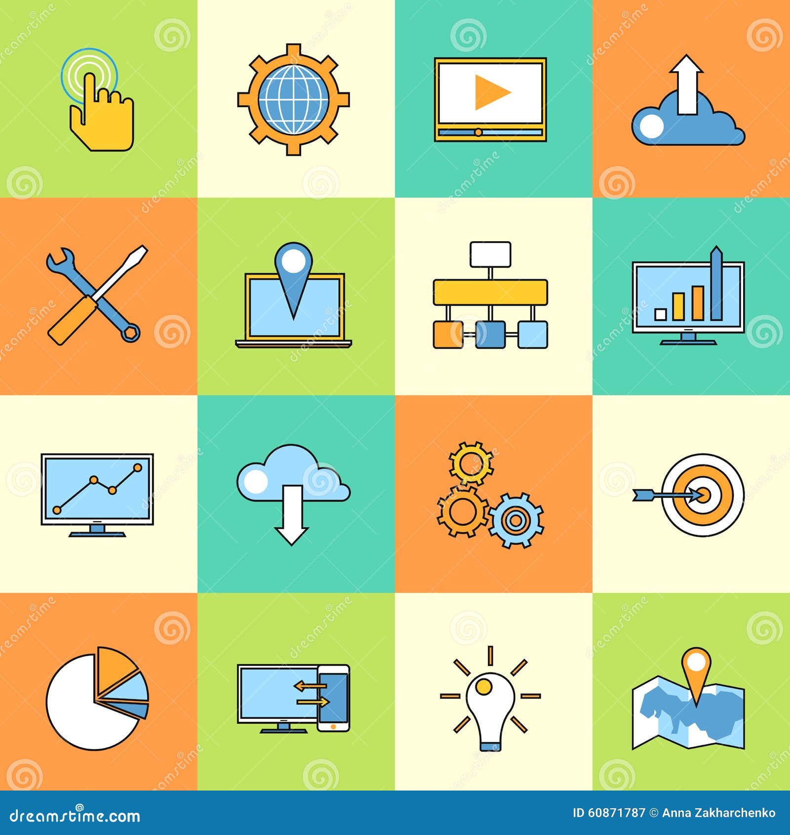 web development vector icons web development vector icons