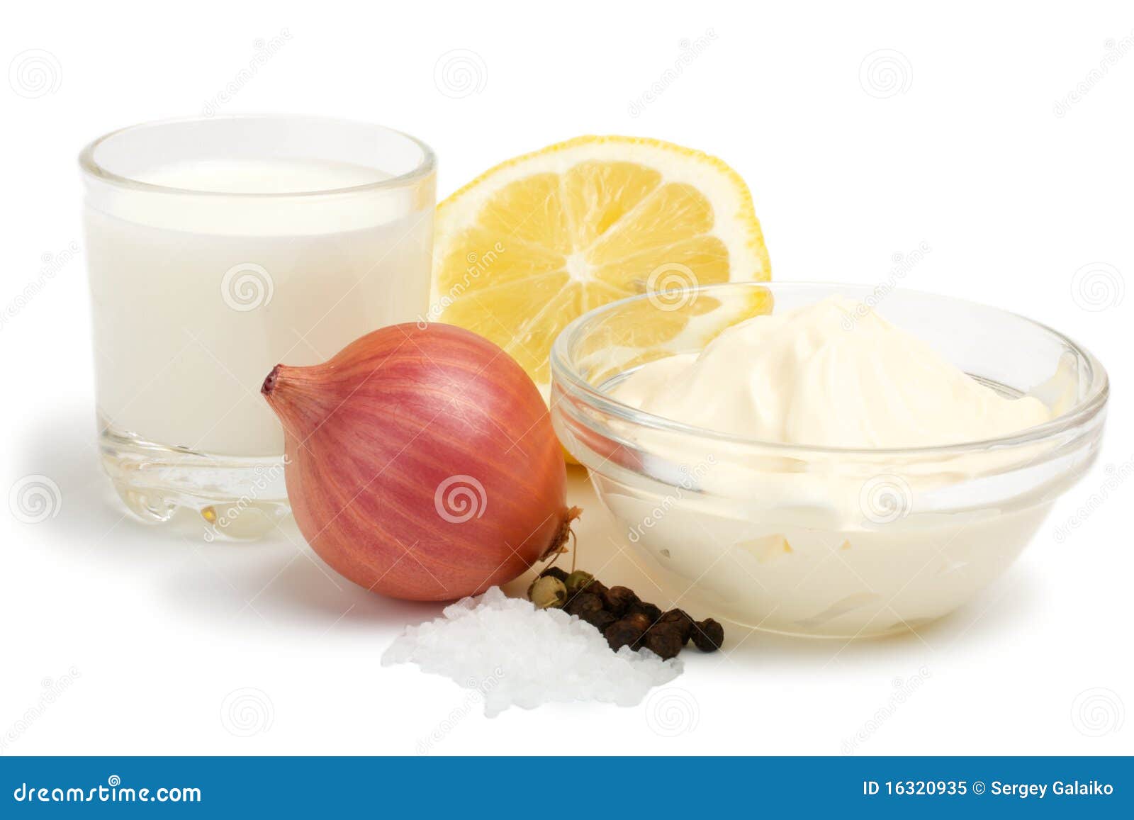 Set the sauce Ranch stock image. Image of white, macro 16320935