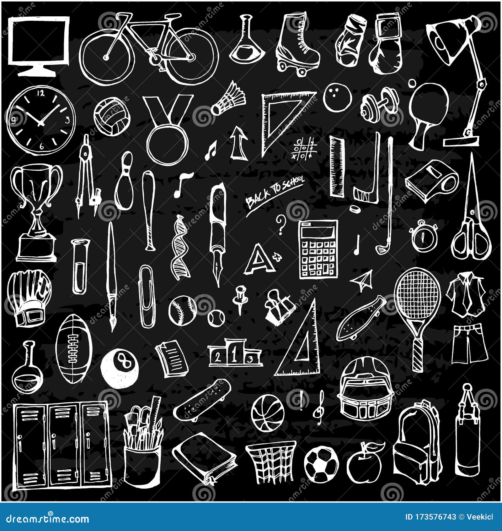 Hand Draw Sketch School Stuff Stock Illustrations – 84 Hand Draw Sketch  School Stuff Stock Illustrations, Vectors & Clipart - Dreamstime