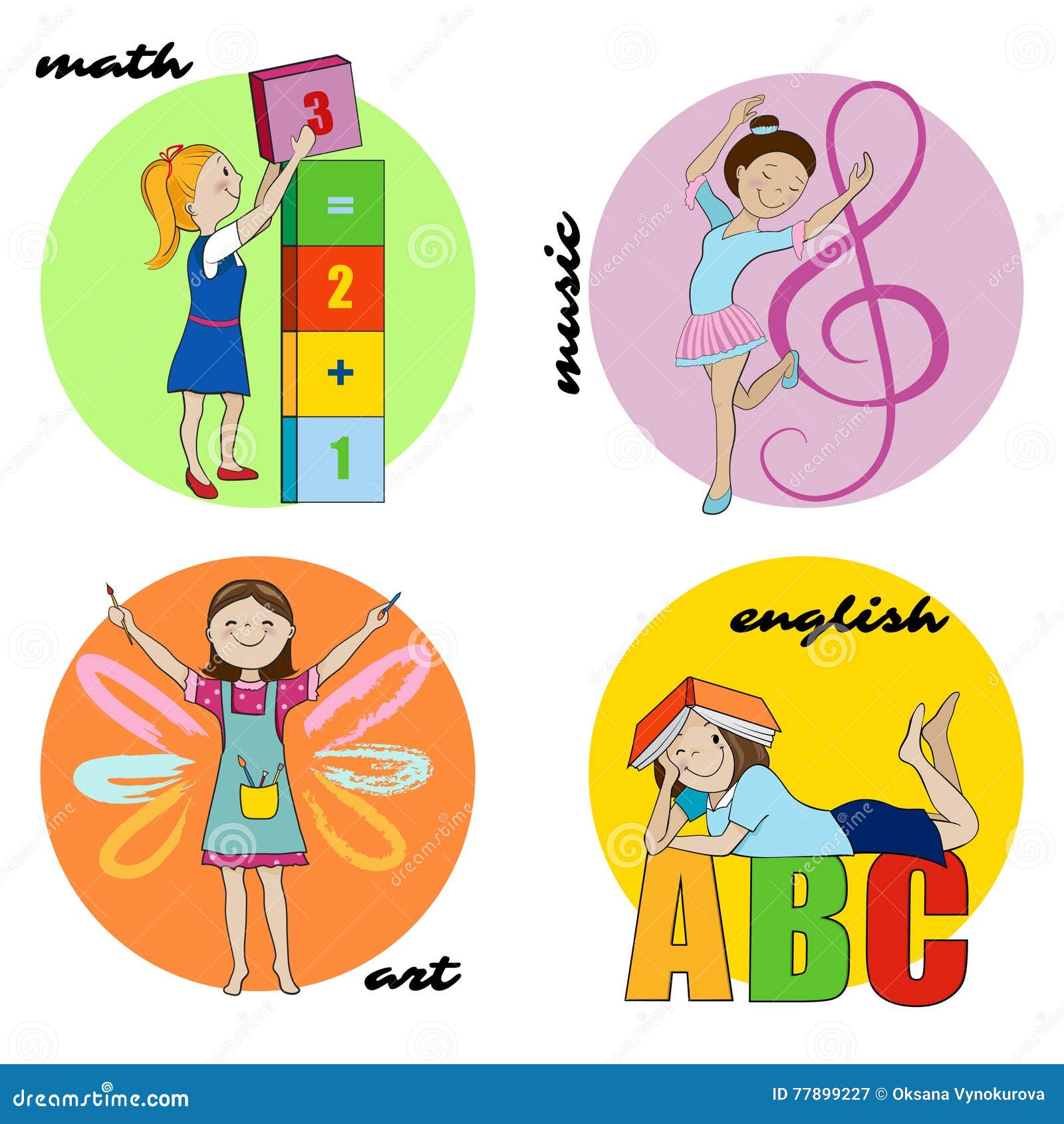 clipart pictures school subjects - photo #26