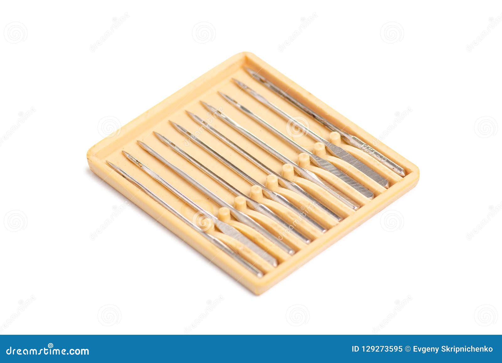 Set of Sewing Machine Needles Stock Image Image of needle, handmade 129273595