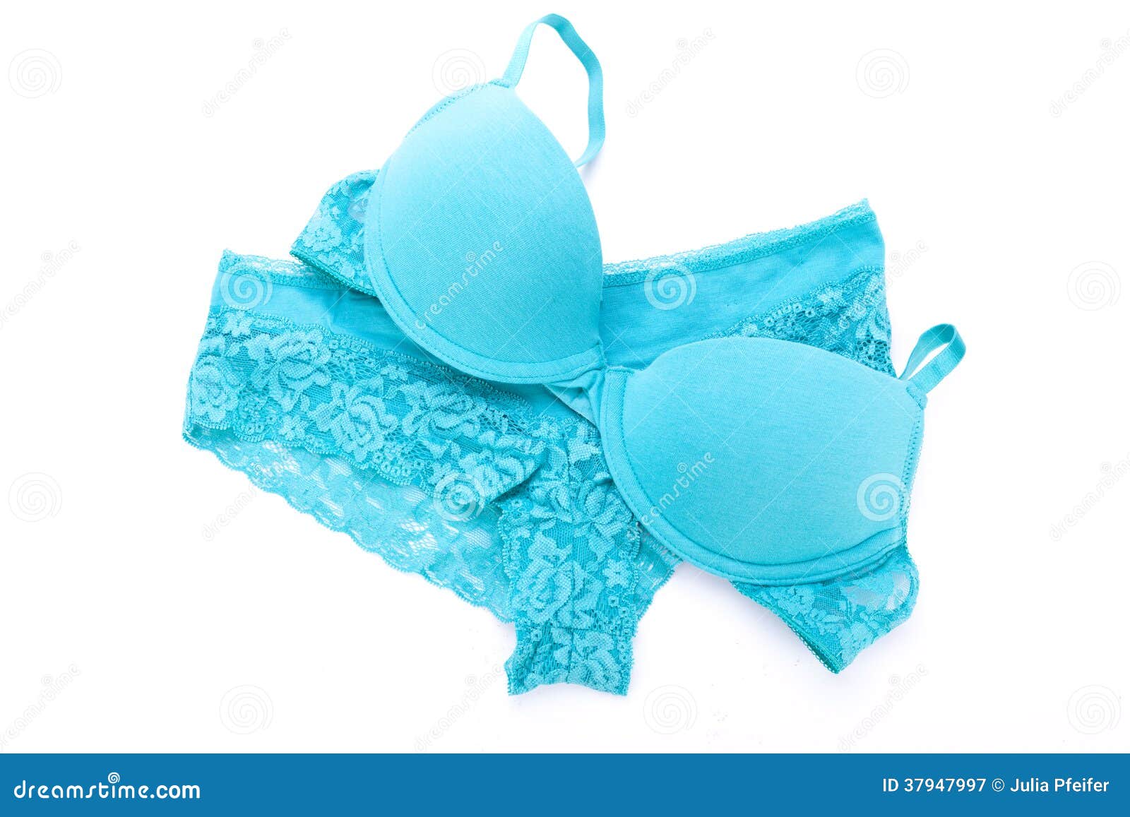 Set Of Turquoise Blue Lingerie Stock Image | CartoonDealer.com #37947997