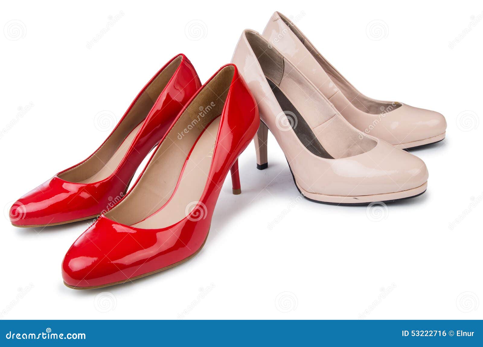 Set of Shoes on the White Background Stock Photo Image of casual, elegance 53222716