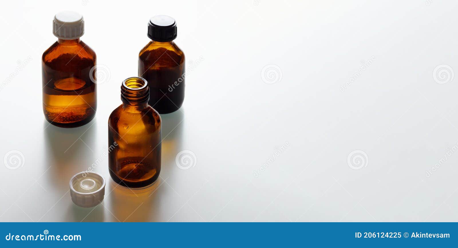 Set of Small Brown Glass Bottles Stock Image Image of alcohol, luxury