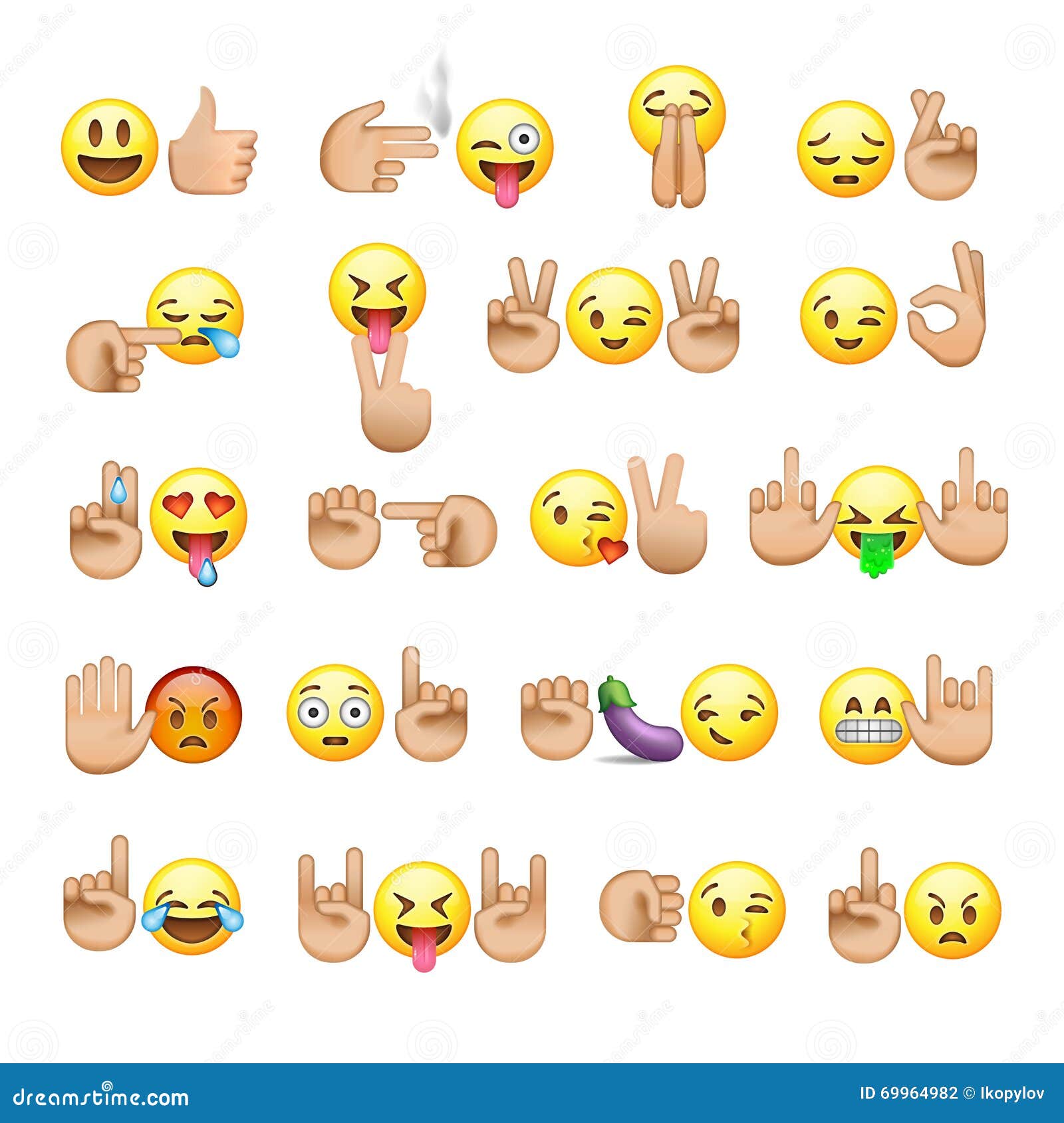 Happy Face Emoji With Hands Meaning