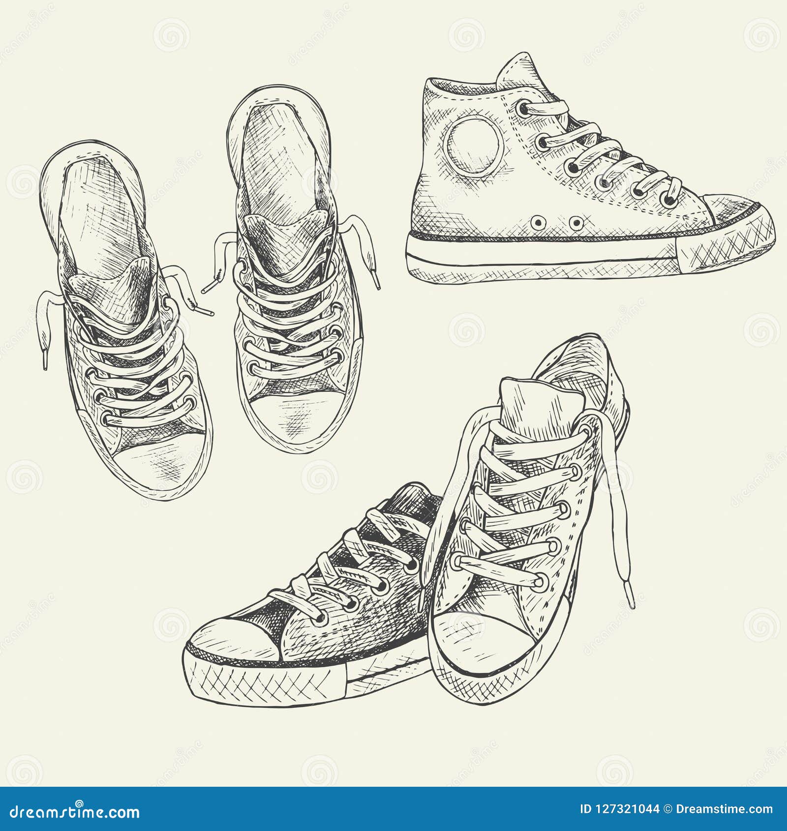Premium Vector  Feet in sneakers drawing by one continuous line sketch  vector