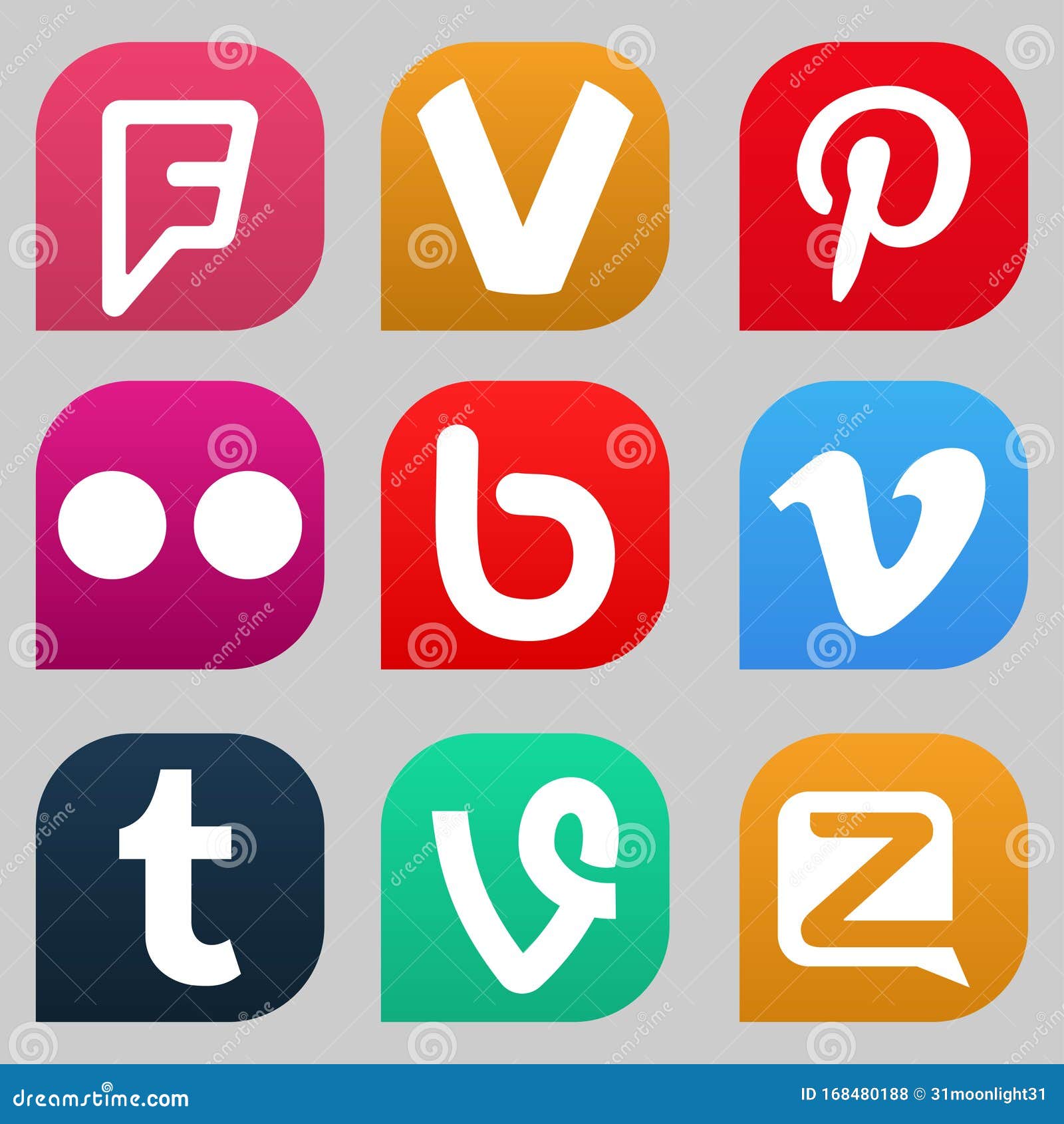 Foursquare - Free social media icons