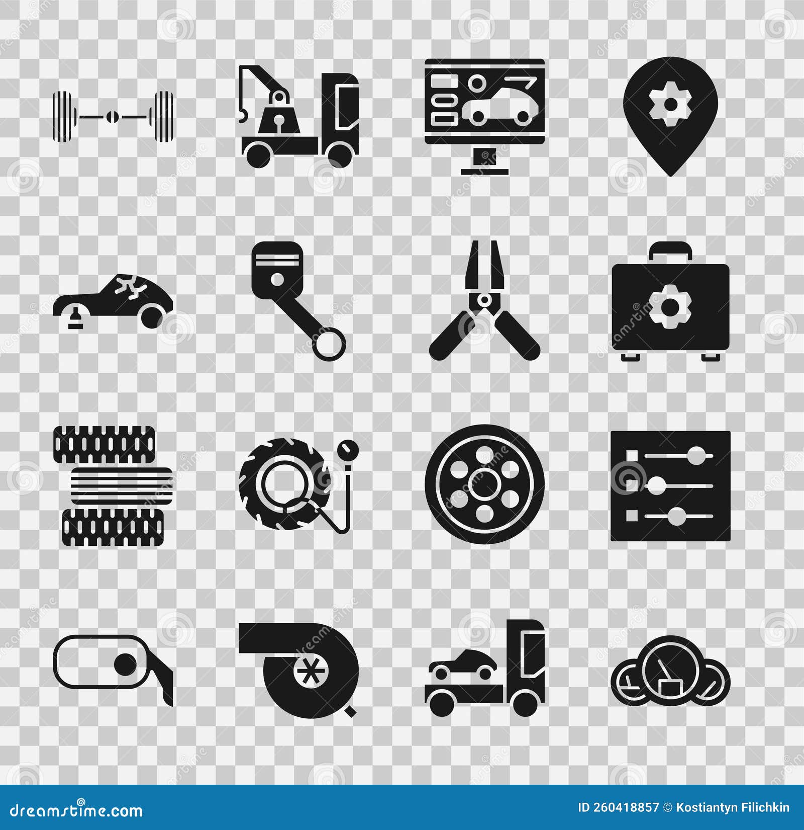 Set Speedometer, Car Settings, Toolbox, Diagnostics Condition of Car