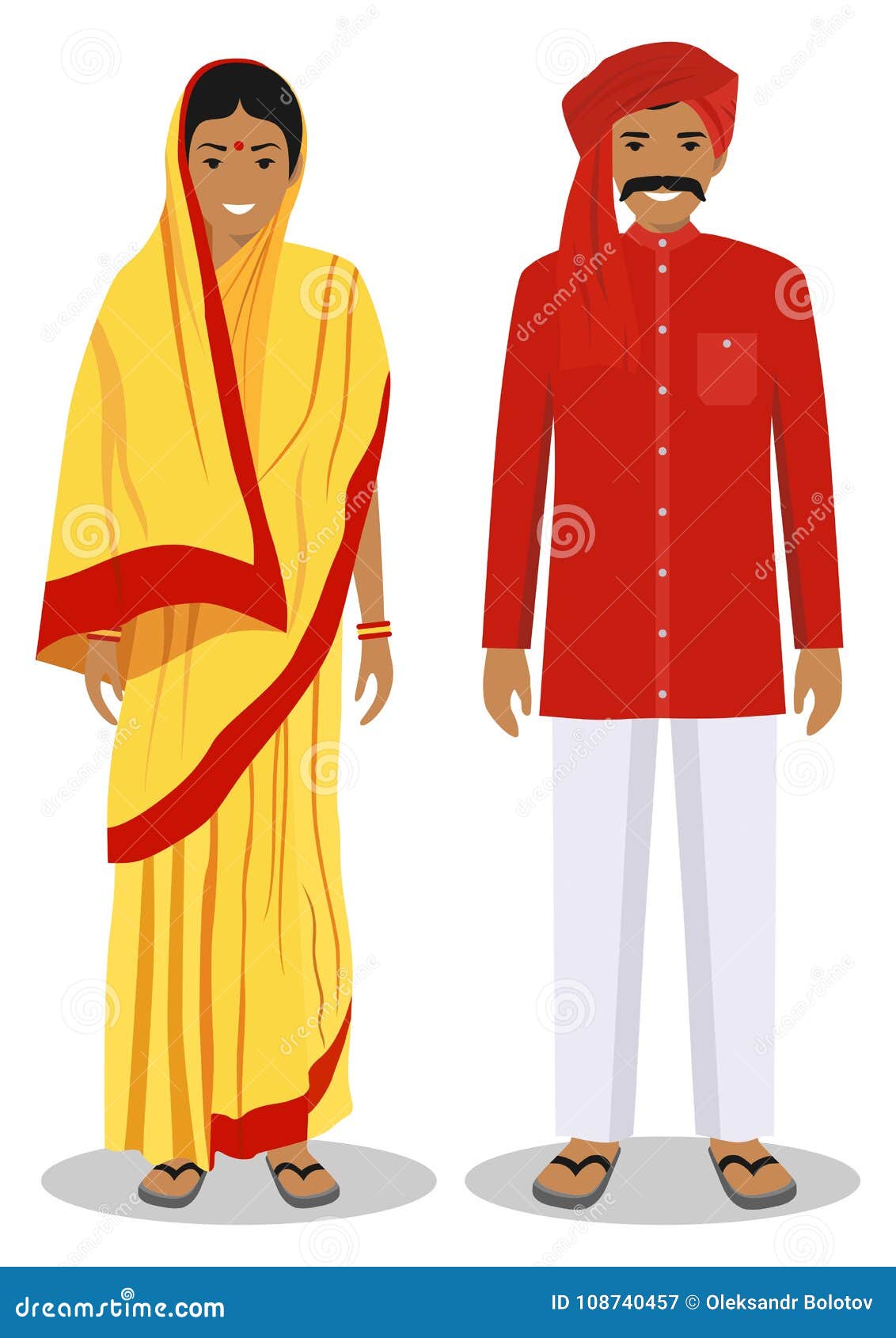 indian national dress men and women