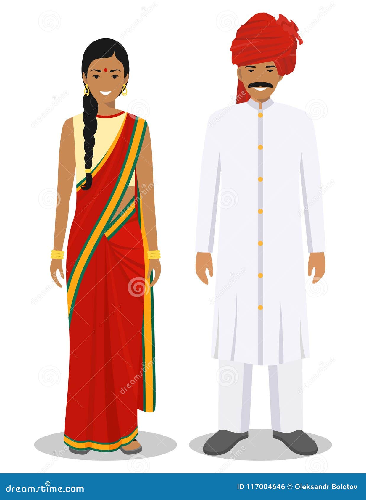 indian national dress men and women