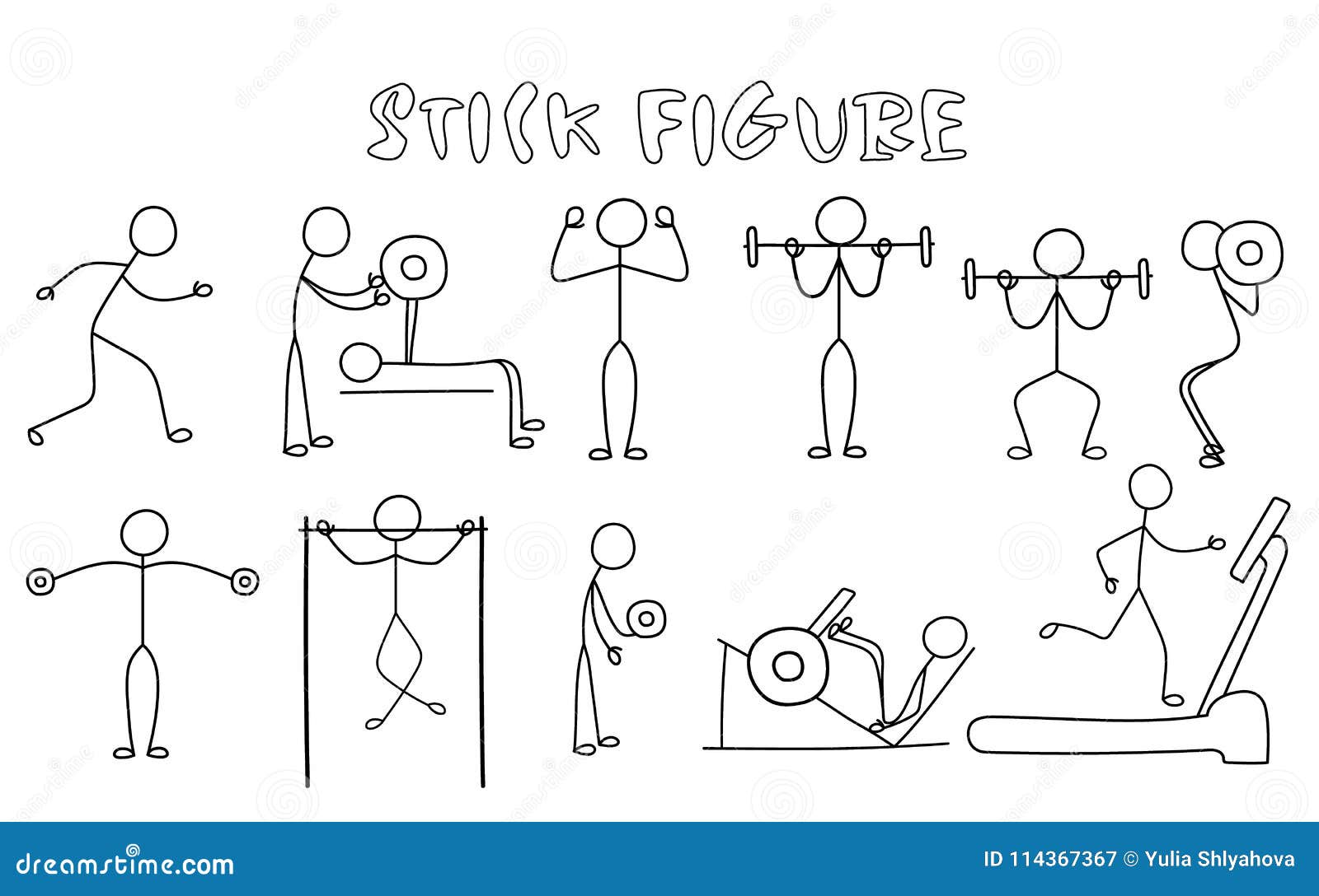 Exercise, Stick Figure, Animation, Drawing, Dance, Aerobics