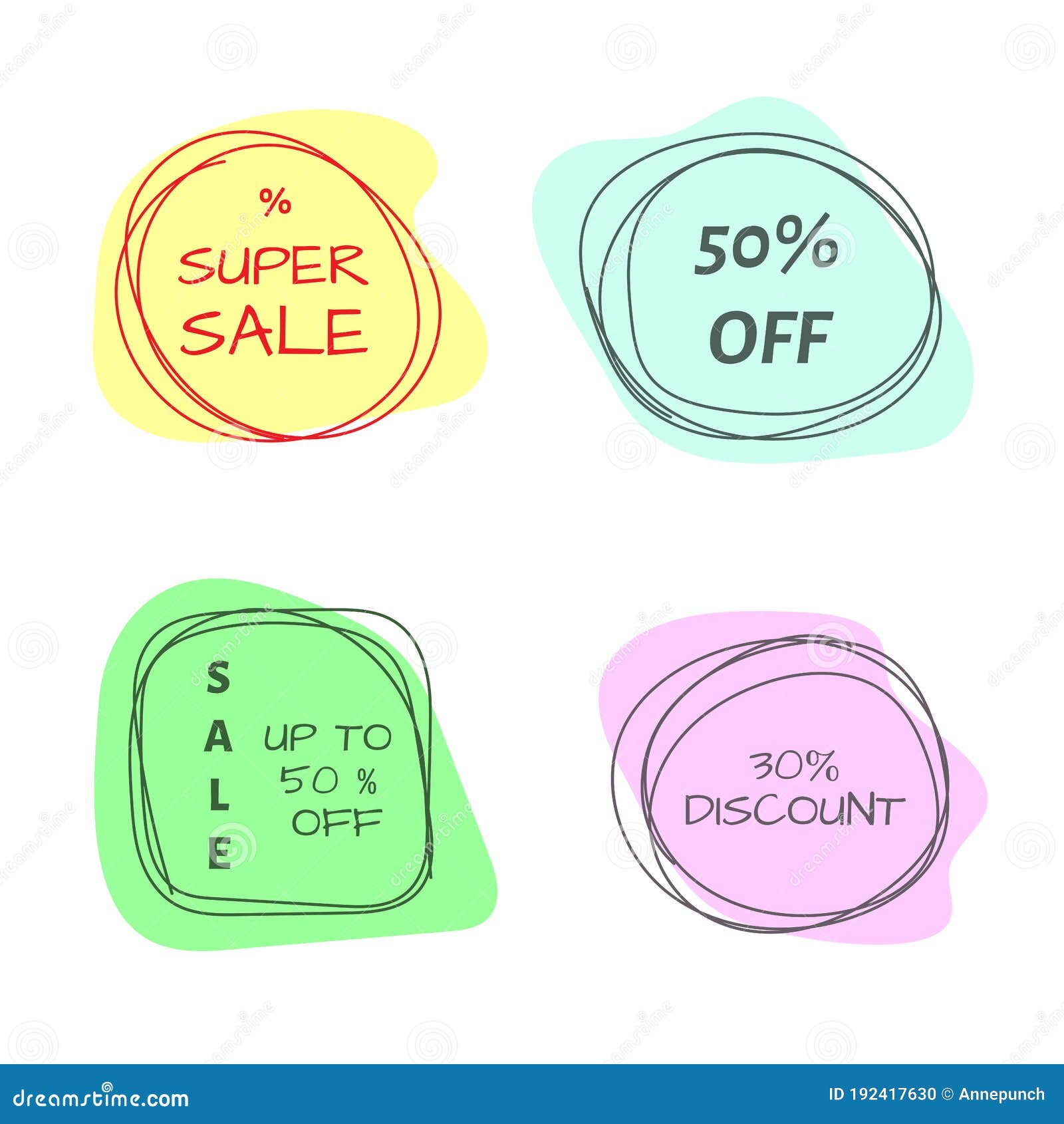 Set Of Round Grunge Stickers Final Big Super Sale Black Friday