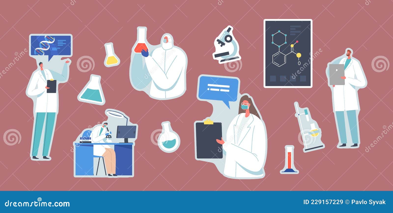 Research Scientists. Science Laboratory, Chemistry Scientists And