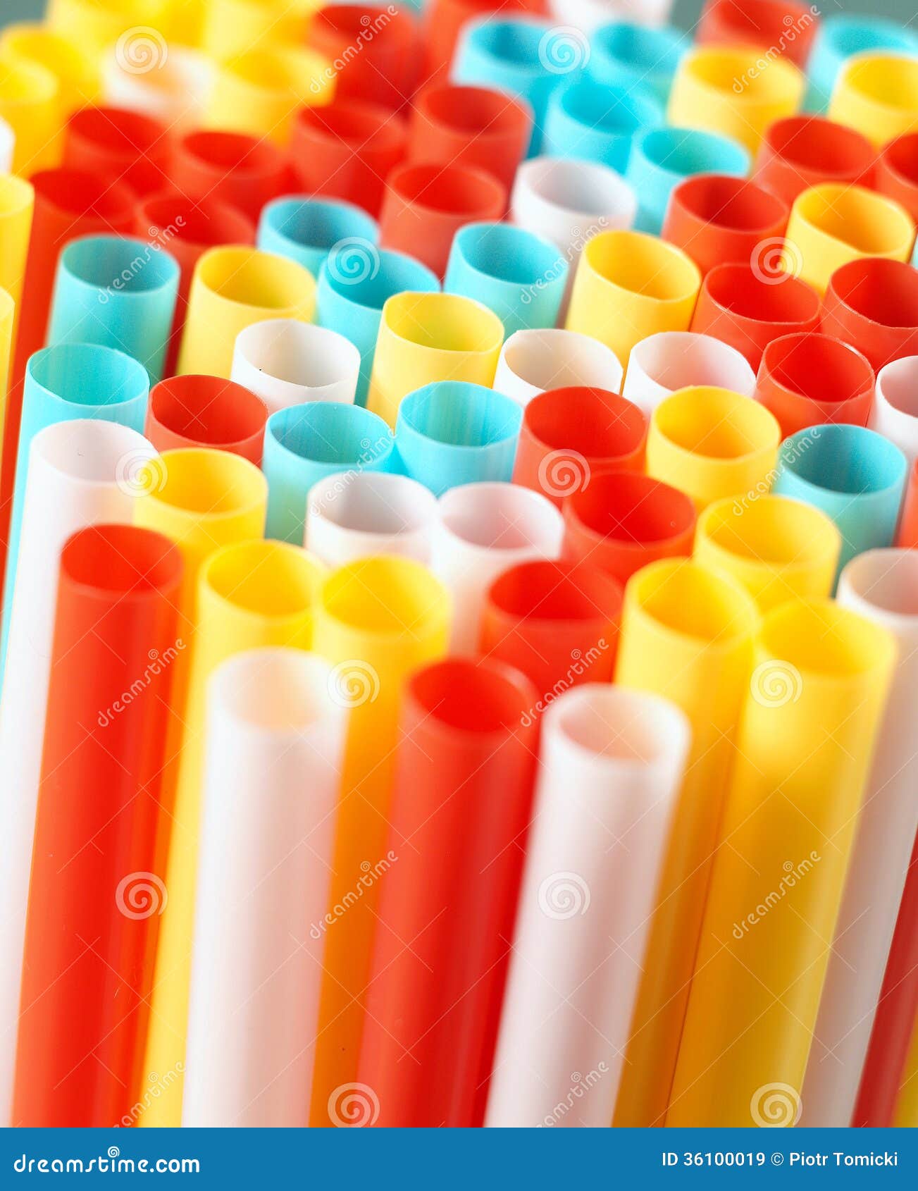 Set of straws stock image. Image of closeup, pink, object 36100019