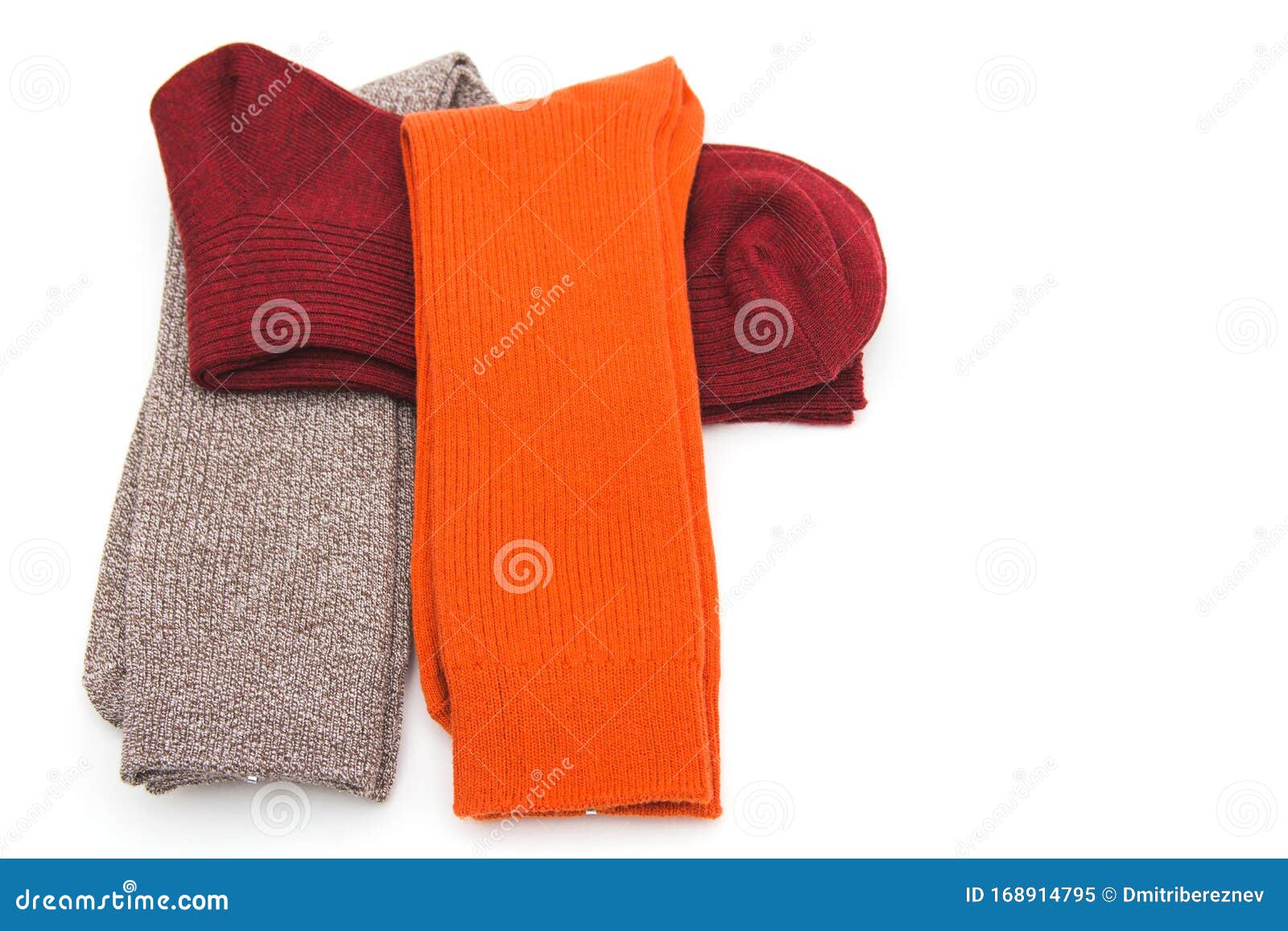 A Set of Stylish Colorful Socks for the Men. Stock Image - Image of ...