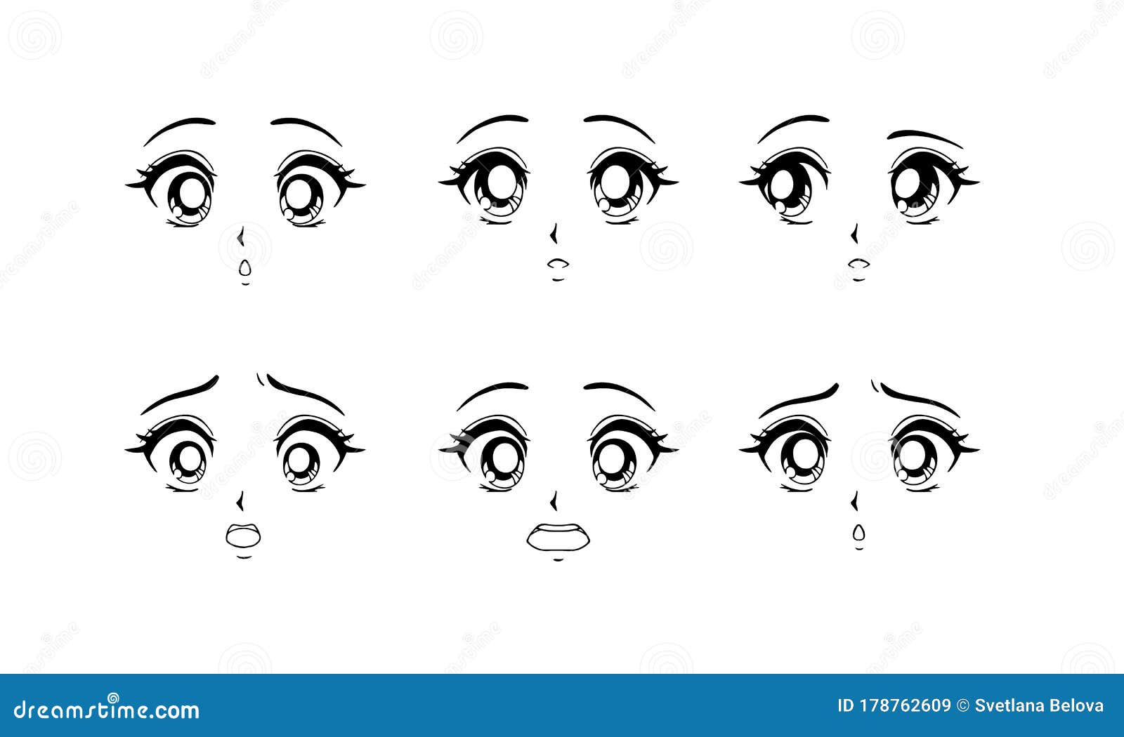 faces2 by forgottenwings on DeviantArt  Anime face drawing Face drawing  reference Anime faces expressions