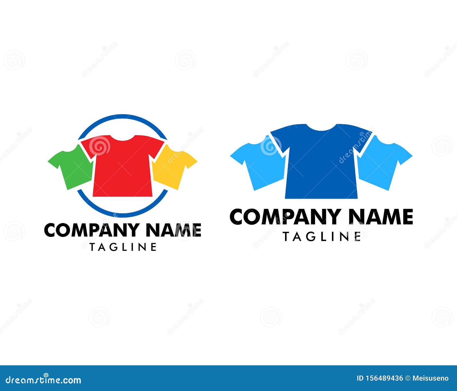 Set of T-shirt Fashion Logo Template Design Vector Stock Vector ...