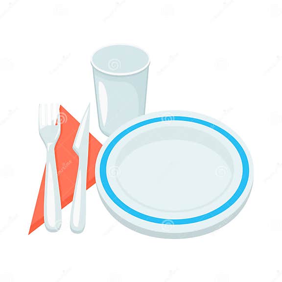 Set Table Sign Emoji Icon Illustration. Cutlery Vector Symbol Emoticon